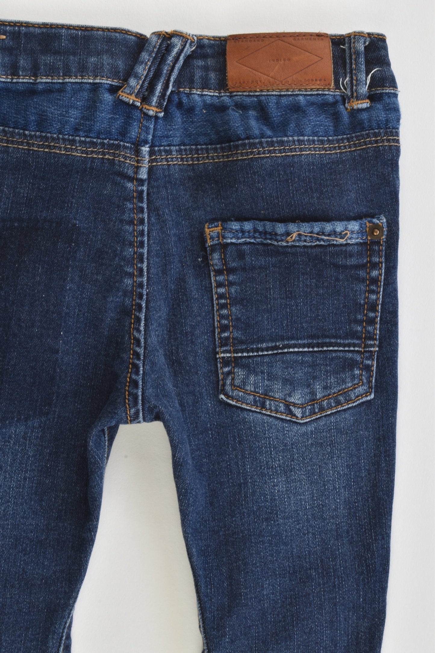 Zara Size 0 (9/12 months, 80 cm) Stretchy Denim Pants