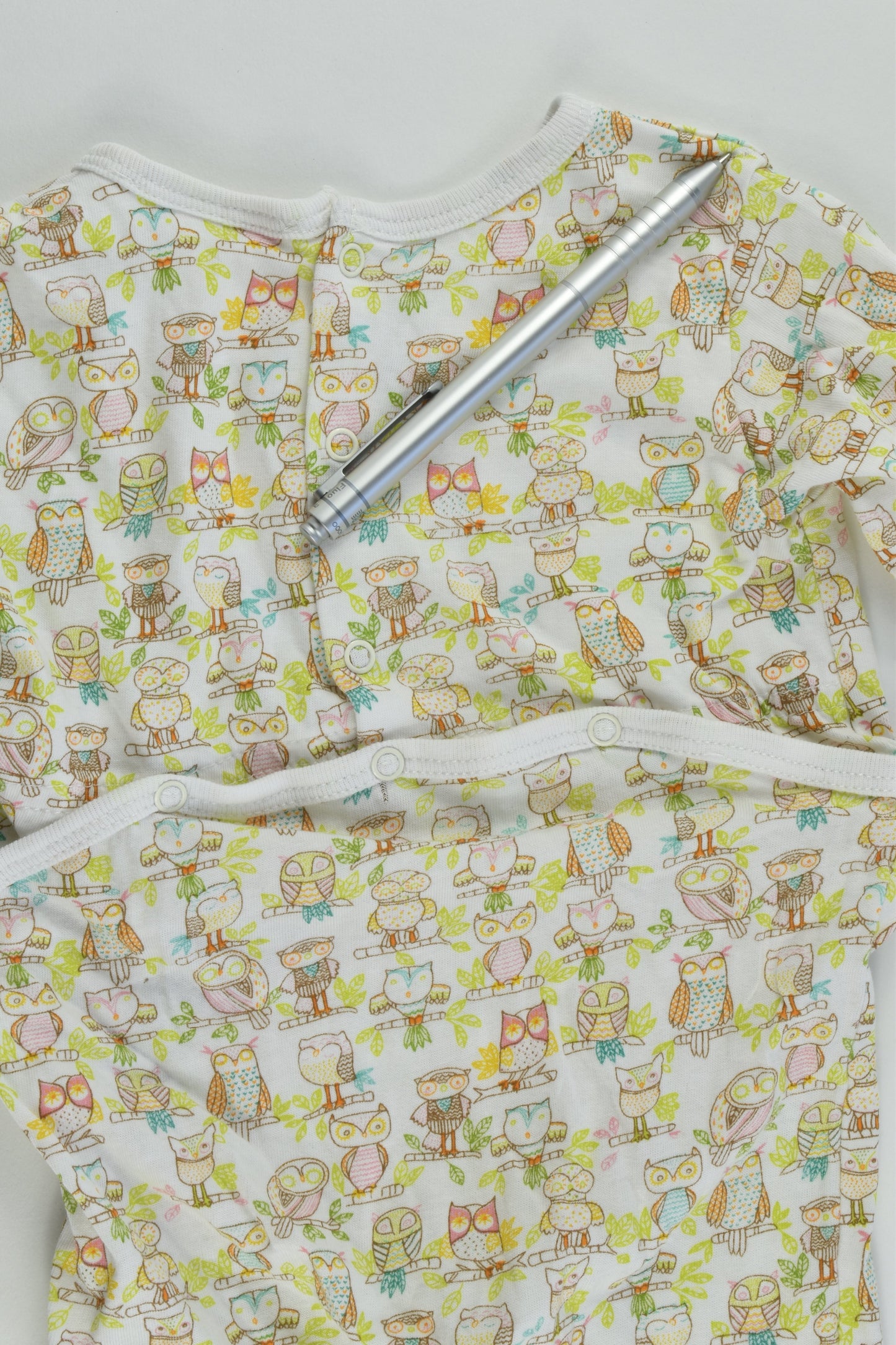 Zara Size 000 Owls Footed Romper