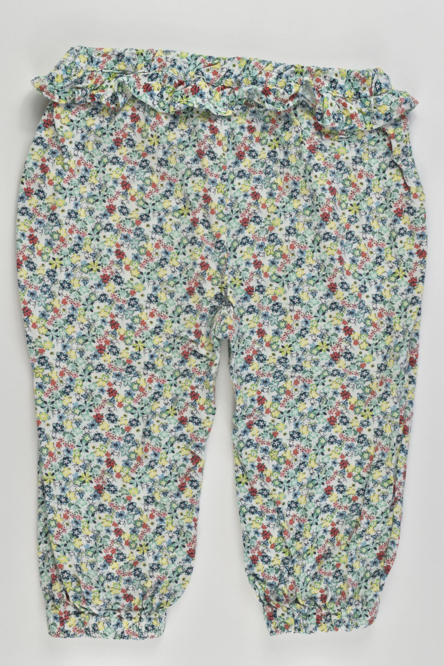 Zara Size 1 (12/18 months, 86 cm) Lightweight Floral Pants