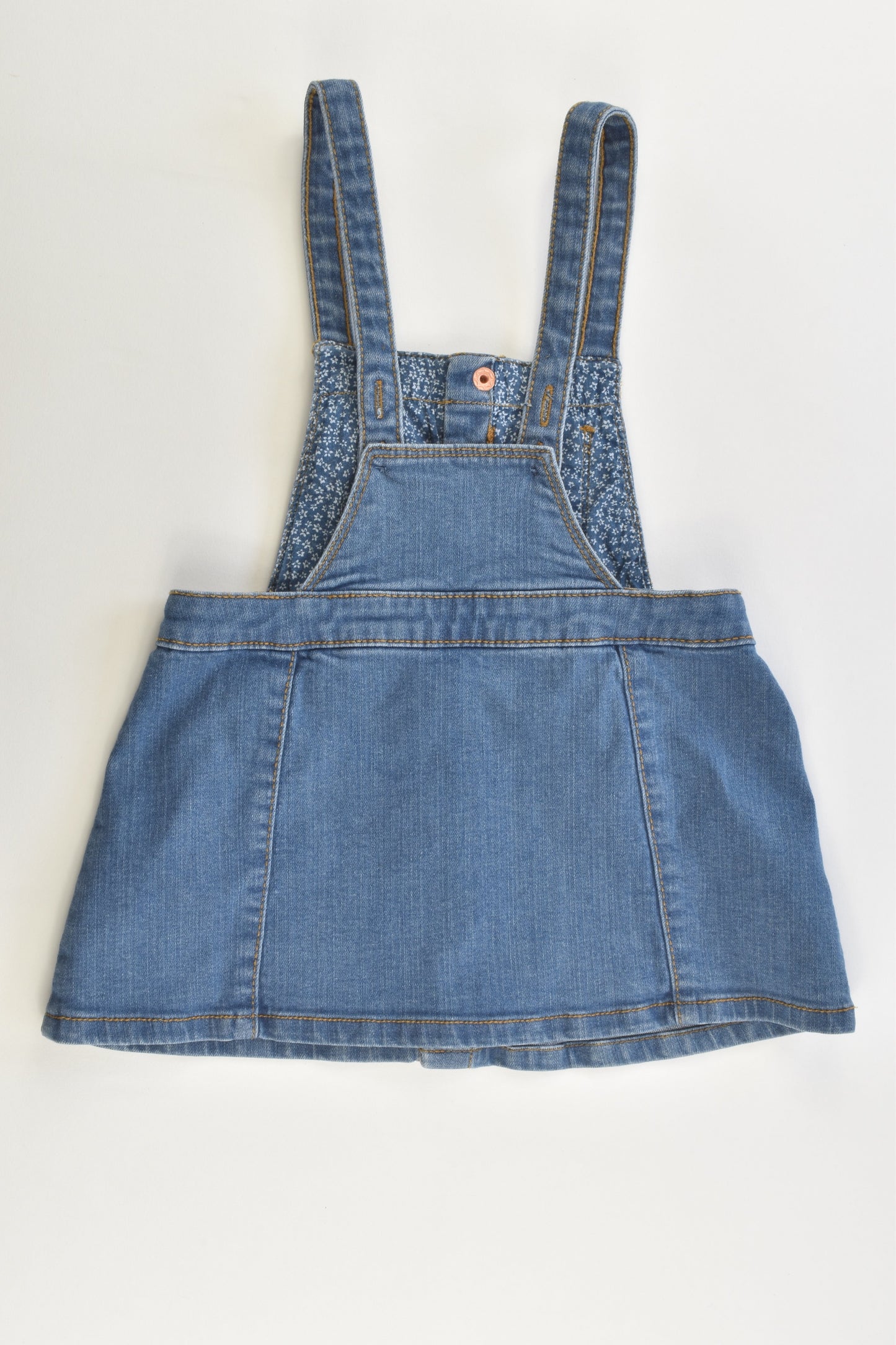 Zara Size 1 (12/18 months, 86 cm) Stretchy Denim Dress