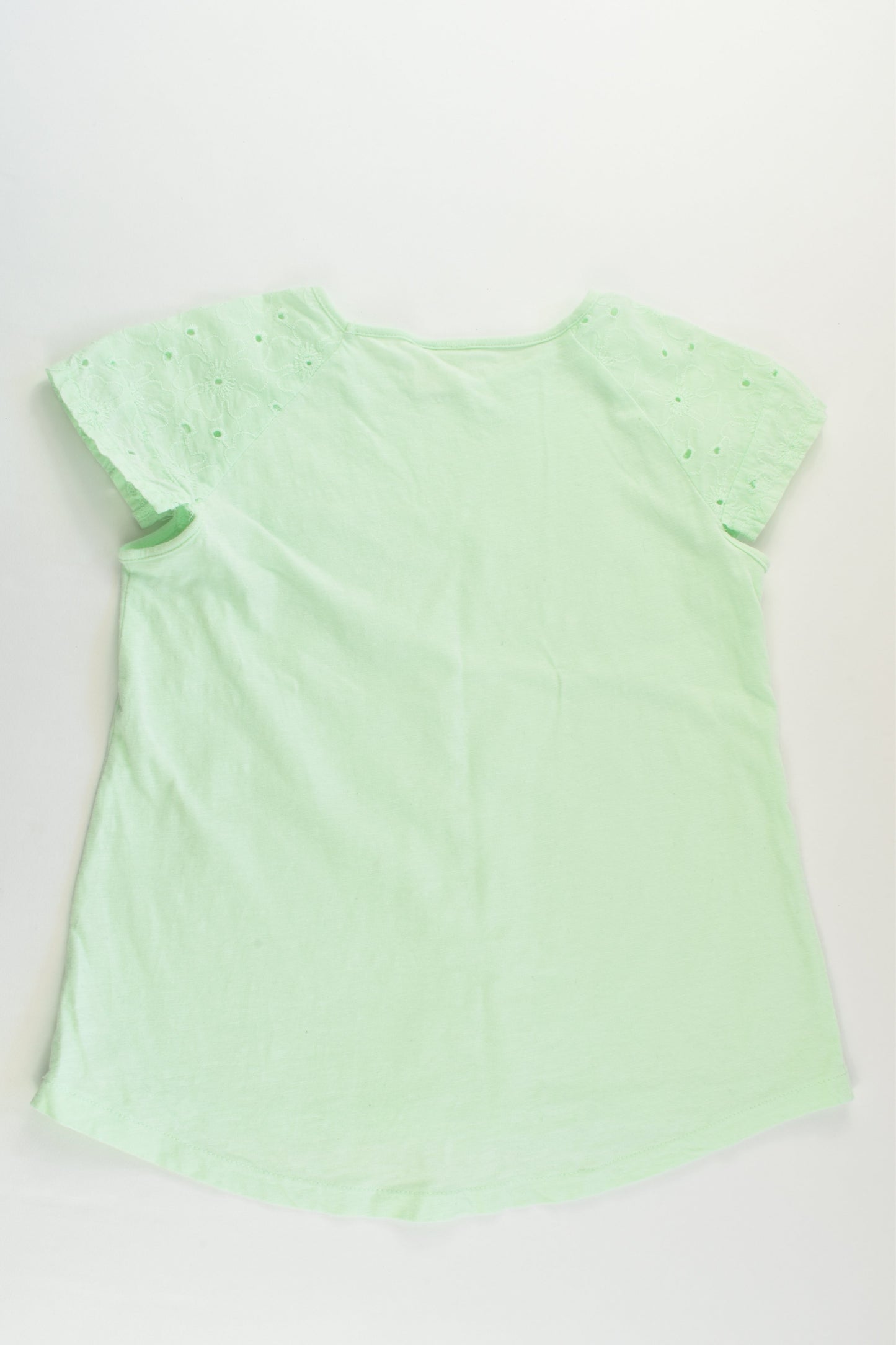 Zara Size 6 (116 cm)Lace Sleeves and Pocket T-shirt