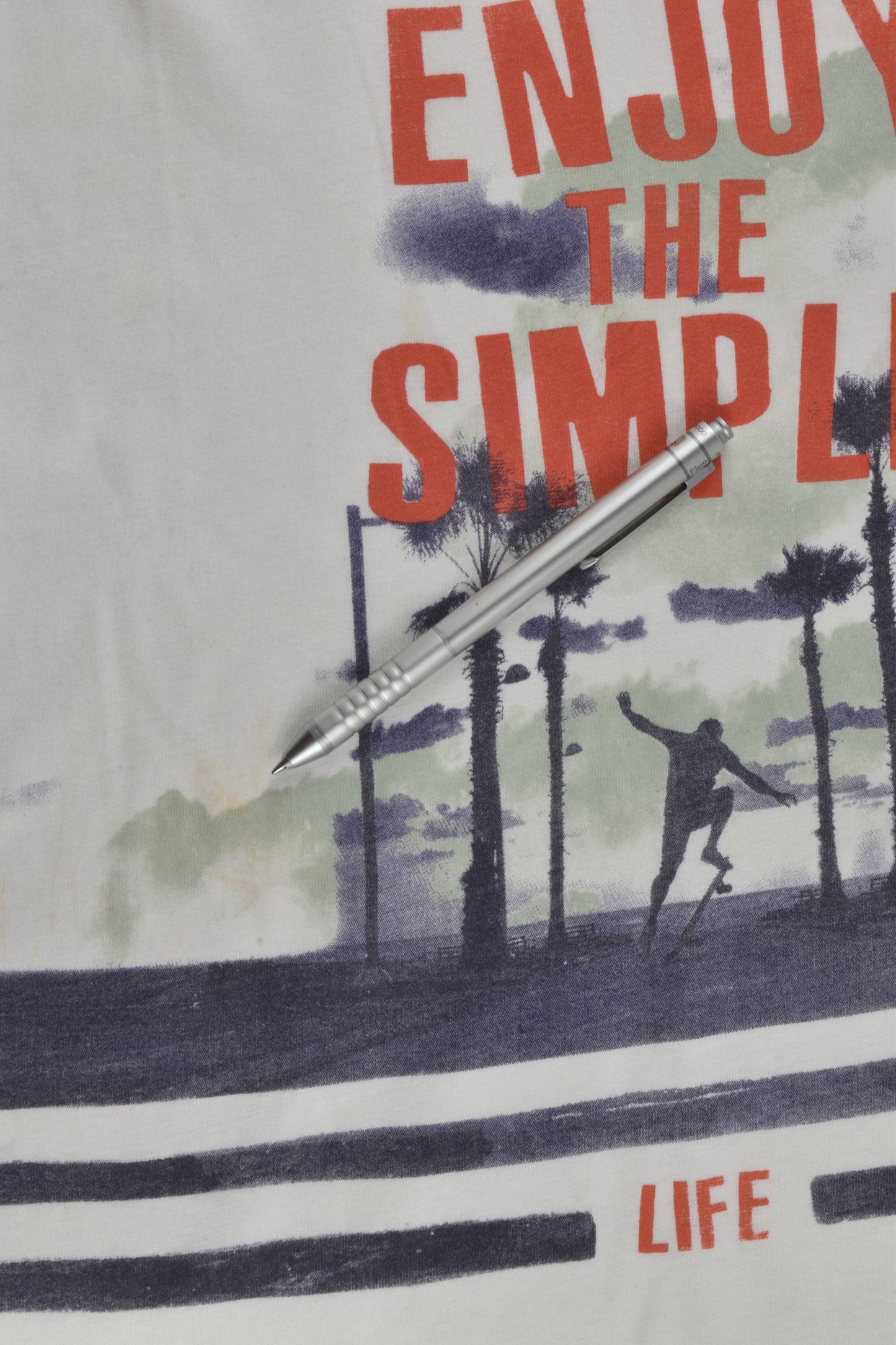 Zara Size 7 (122 cm) 'Enjoy The Simple Life' T-shirt