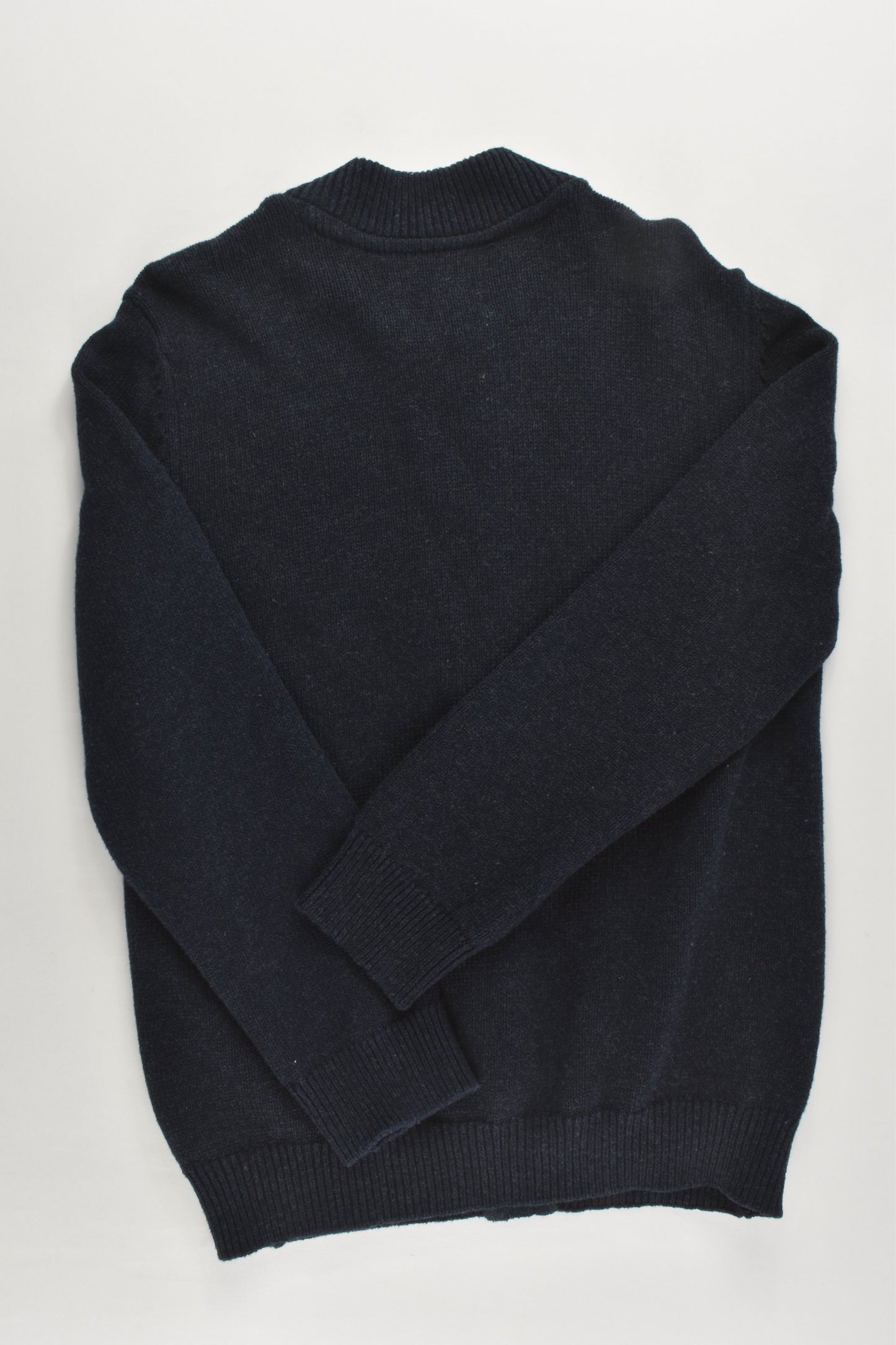 Zara Size 7 (122 cm) Navy Blue Knitted Jumper