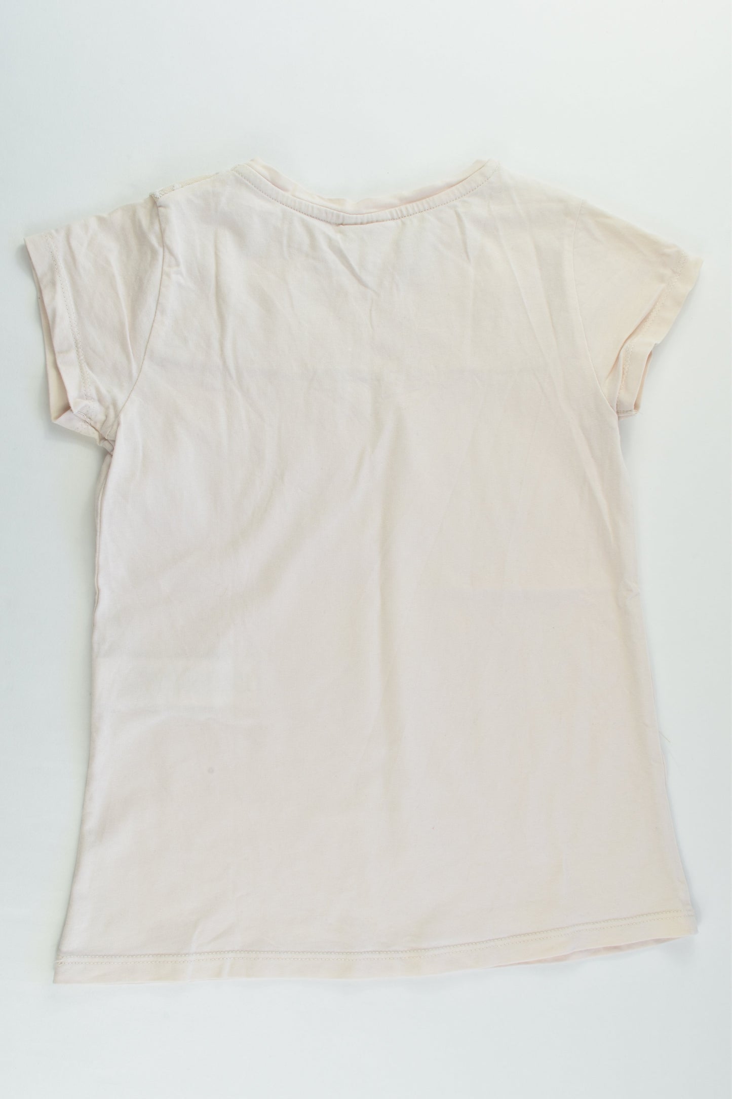 Zara Size 8 (128 cm) T-shirt with Lace Detail