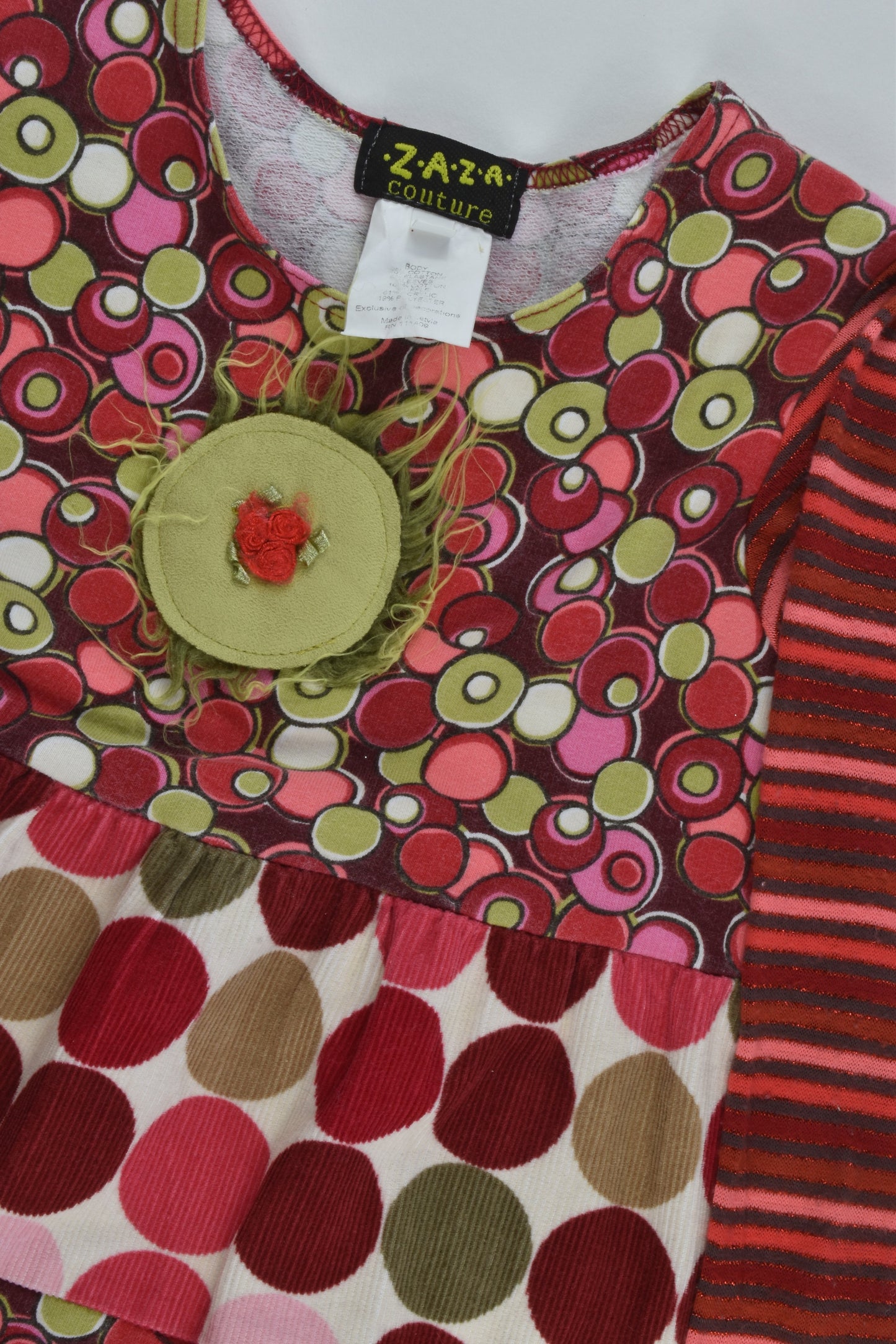 Zaza Couture (Letvia) Size 6 Colourful Dress