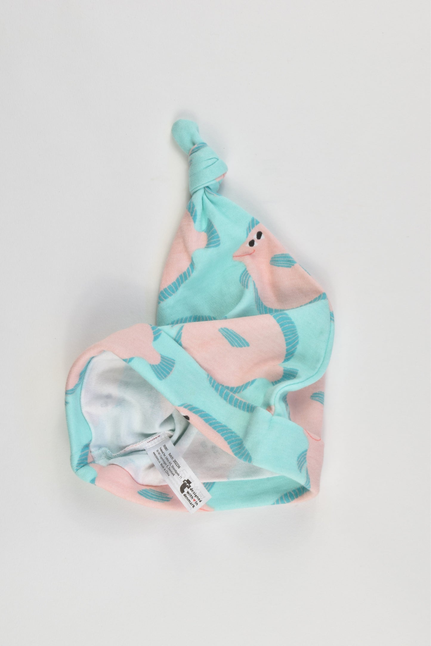 Zebra Denmark Size approx 3-9 months Beanie