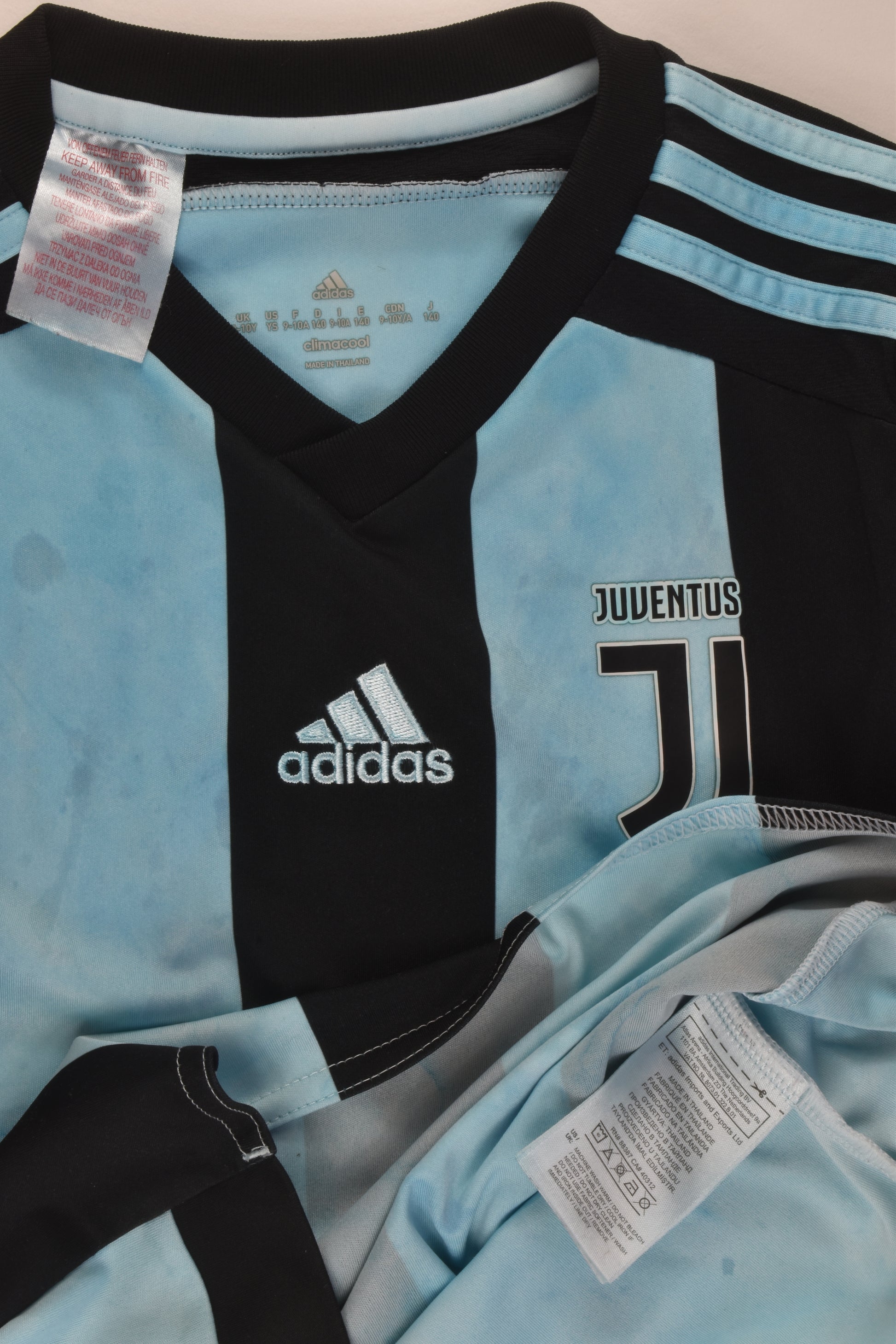Adidas Size 9-10 Climacool Juventus Jersey