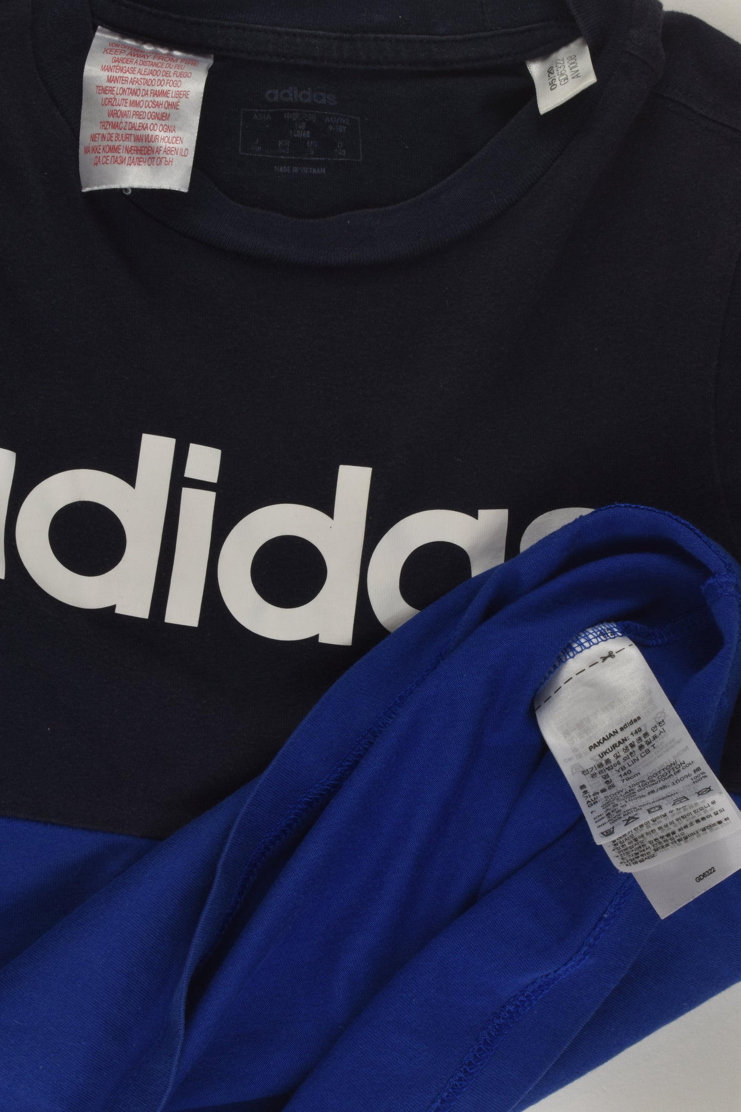 Adidas Size 9-10 Cotton T-shirt