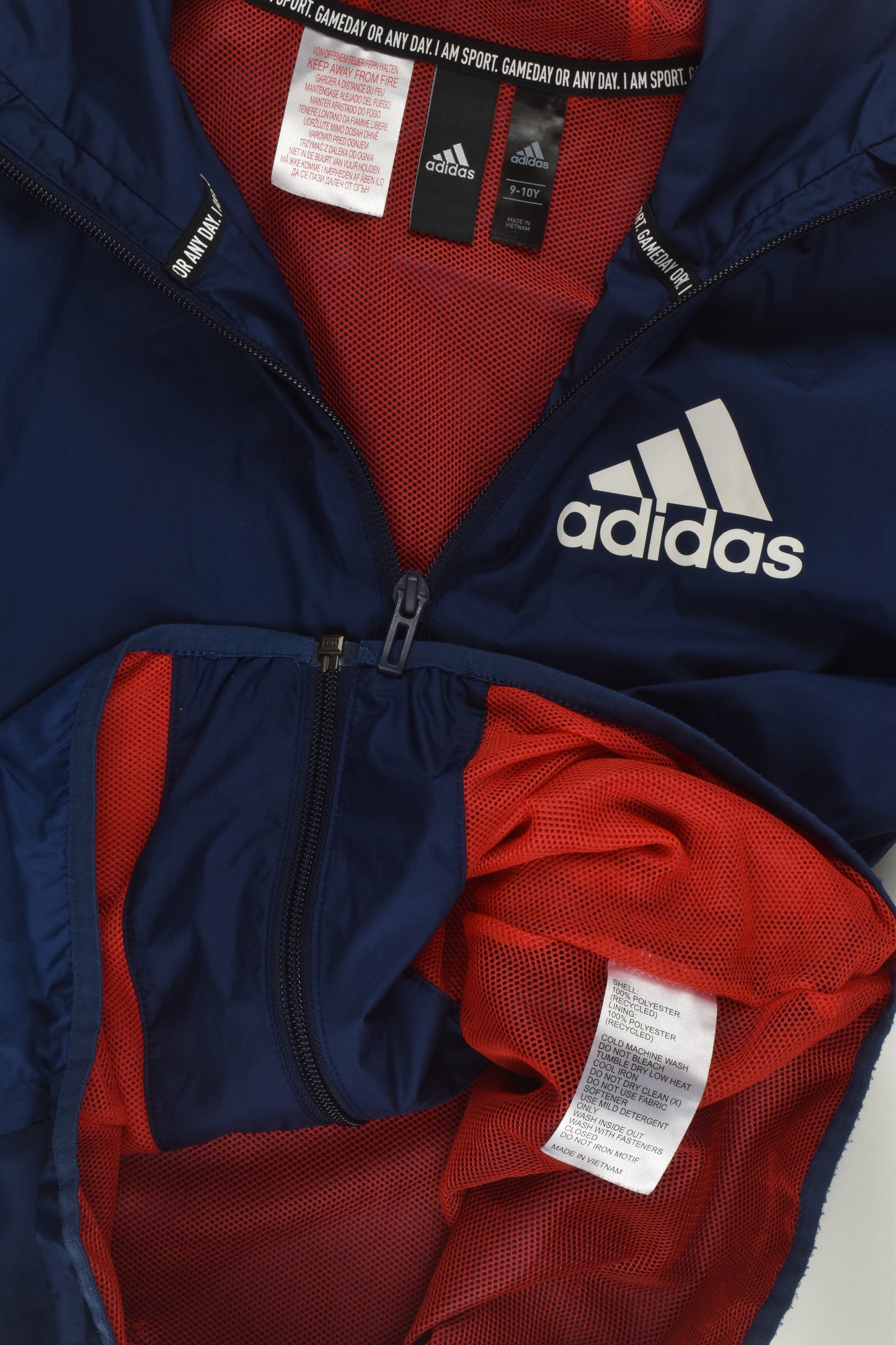 Adidas Size 9-10 Rain Jacket