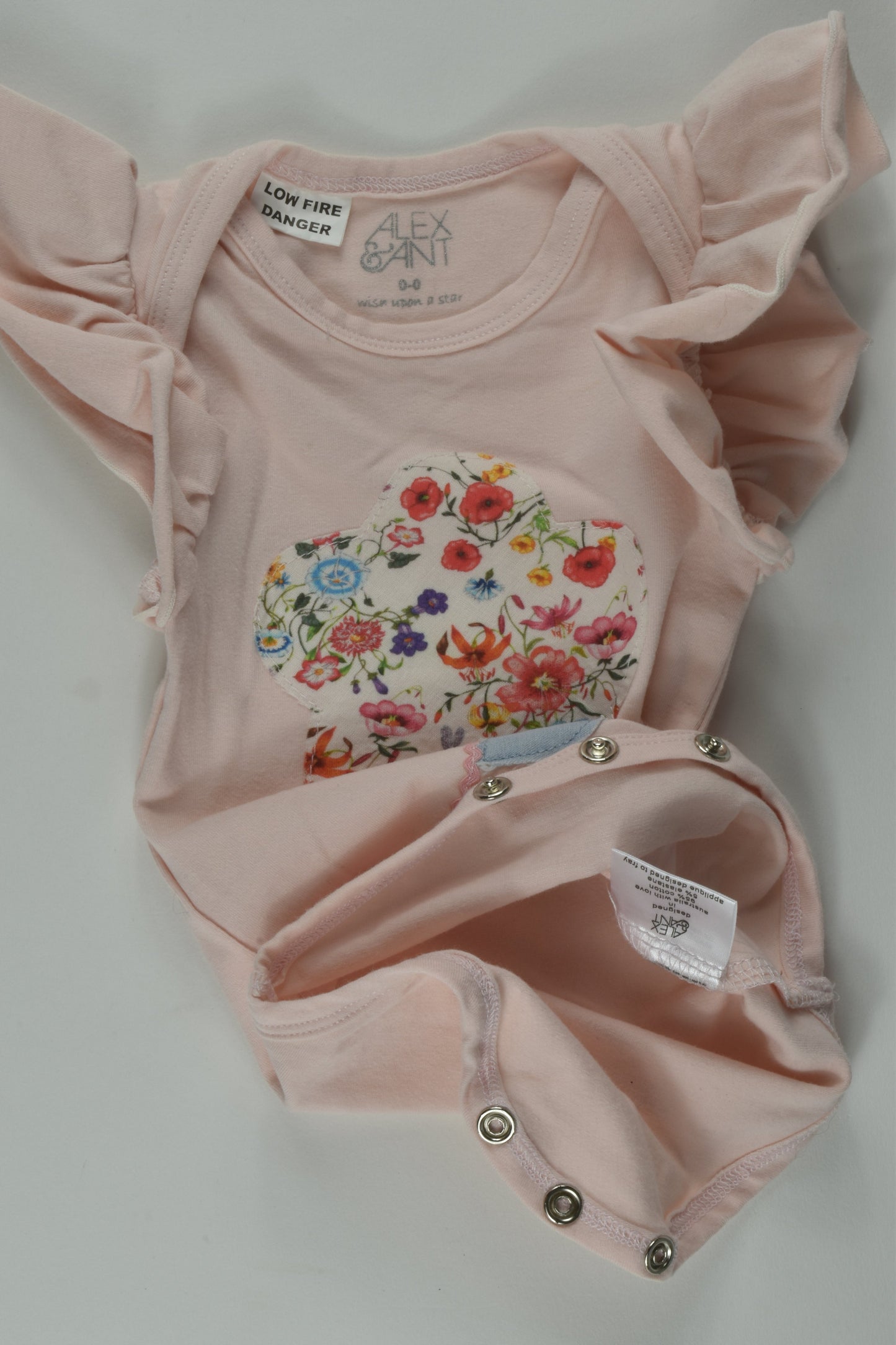 Alex & Ant Size 0000 Flower Bodysuit