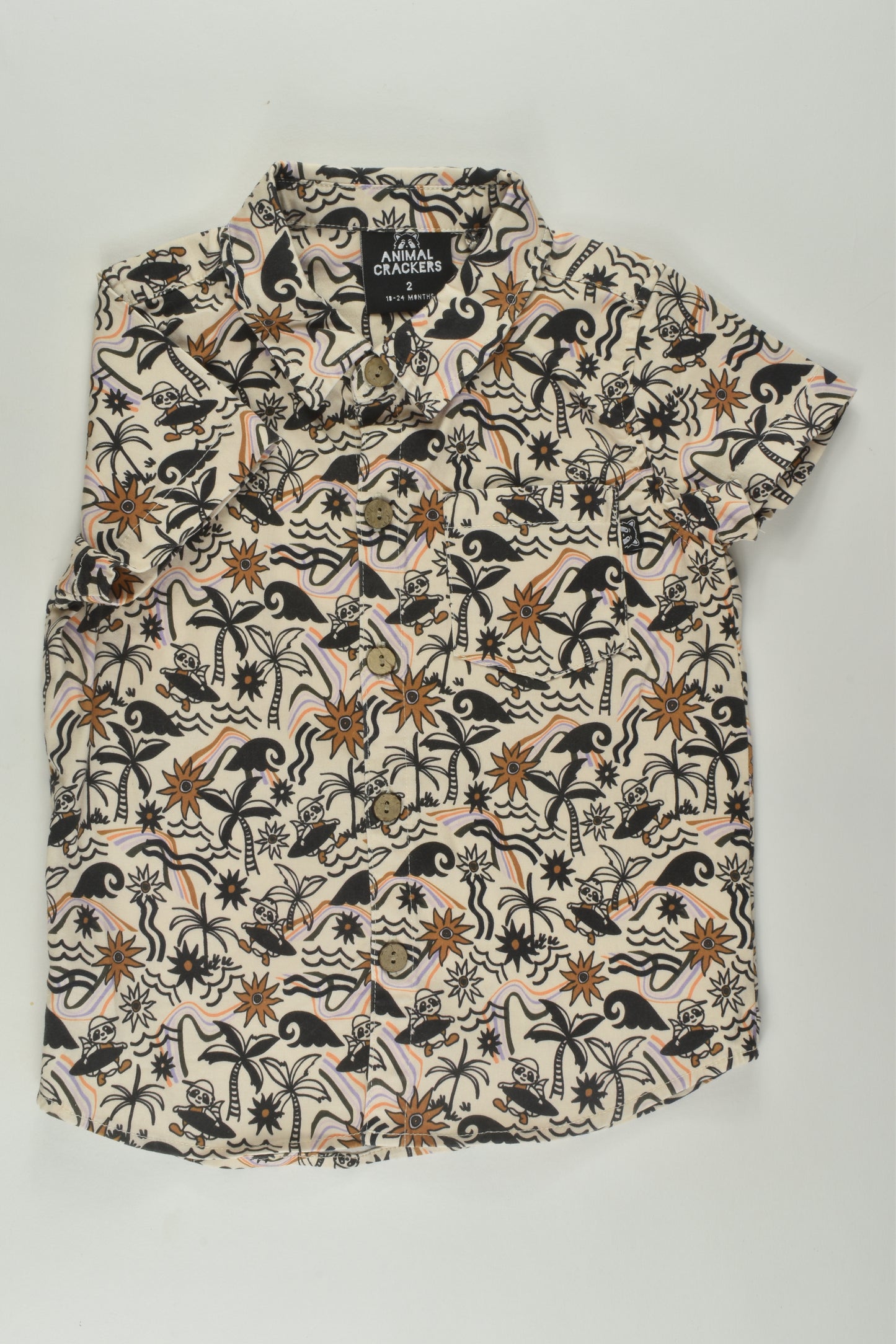 Animal Crackers Size 2 Button-up Shirt