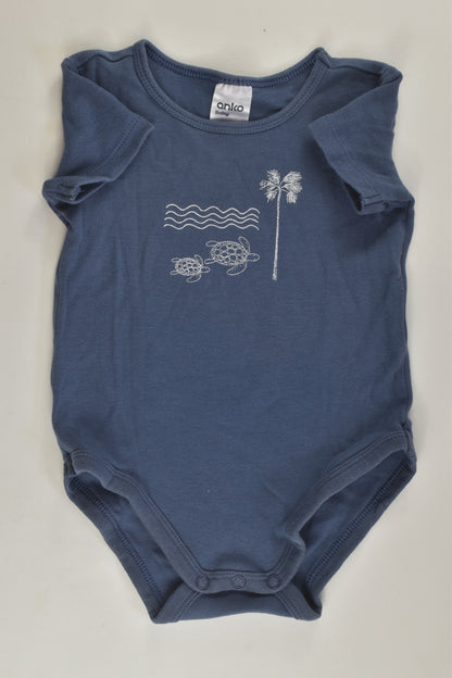 Anko Size 0 Turtle Bodysuit