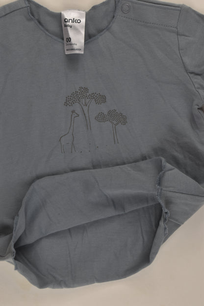 Anko Size 00 Giraffe Top