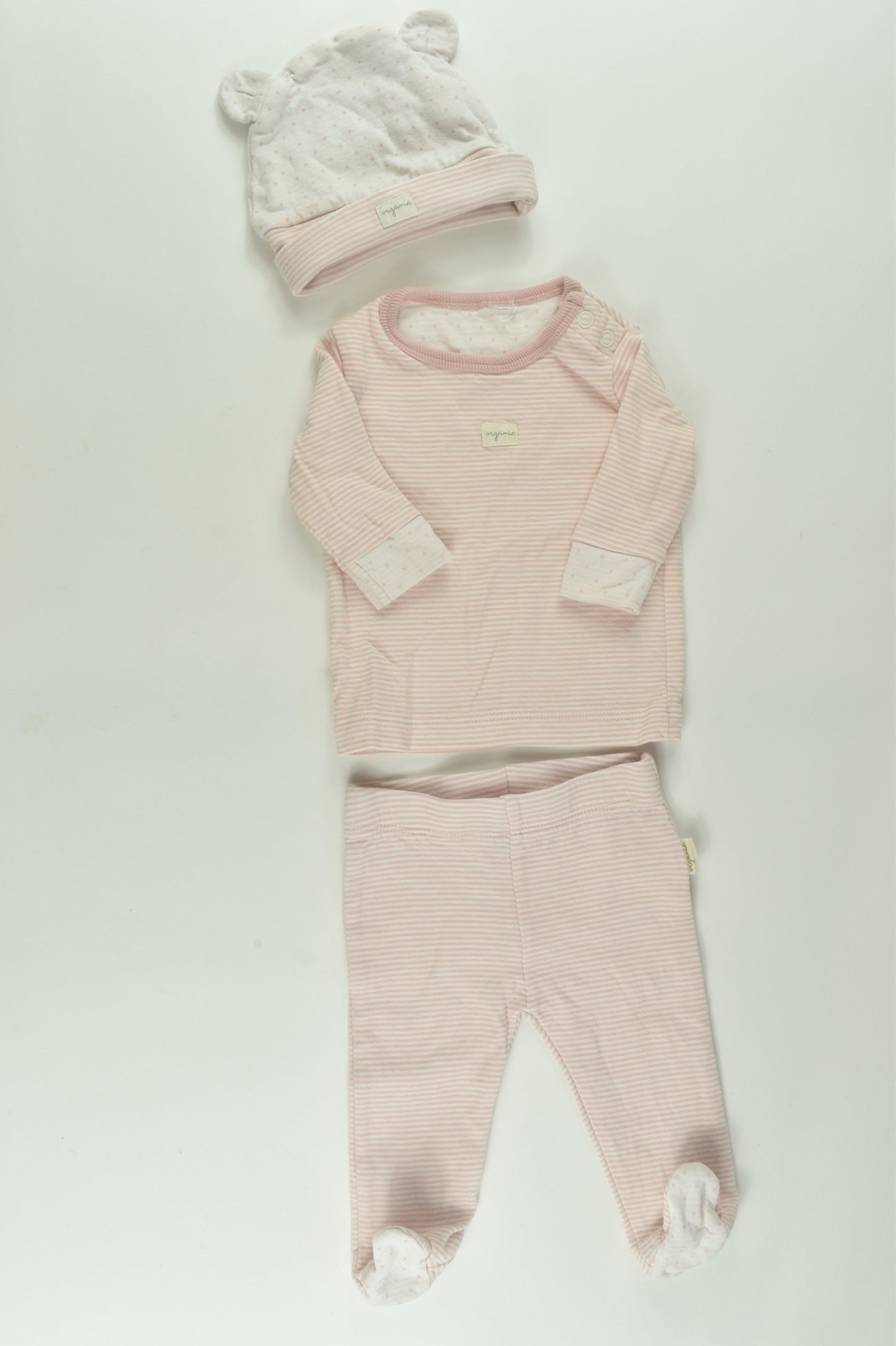 Anko Size 0000 Organic 3 Piece Outfit