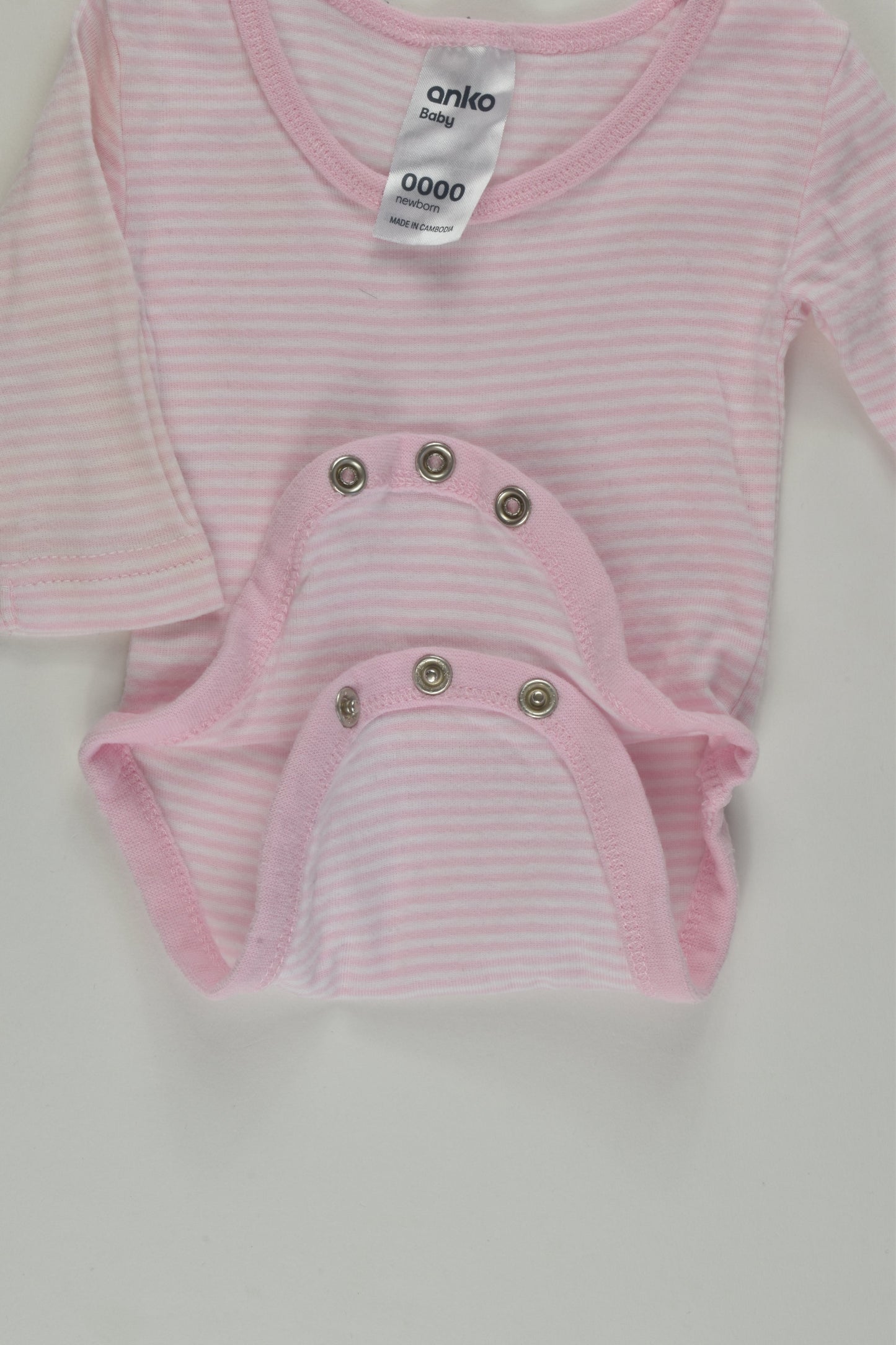 Anko Size 0000 Striped Bodysuit