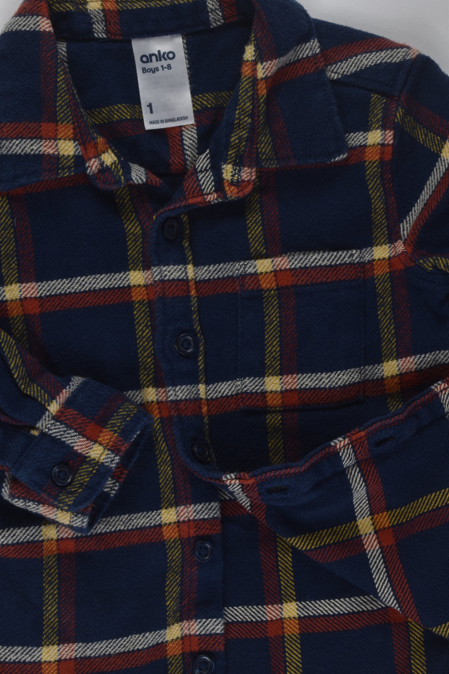Anko Size 1 Flannel Shirt