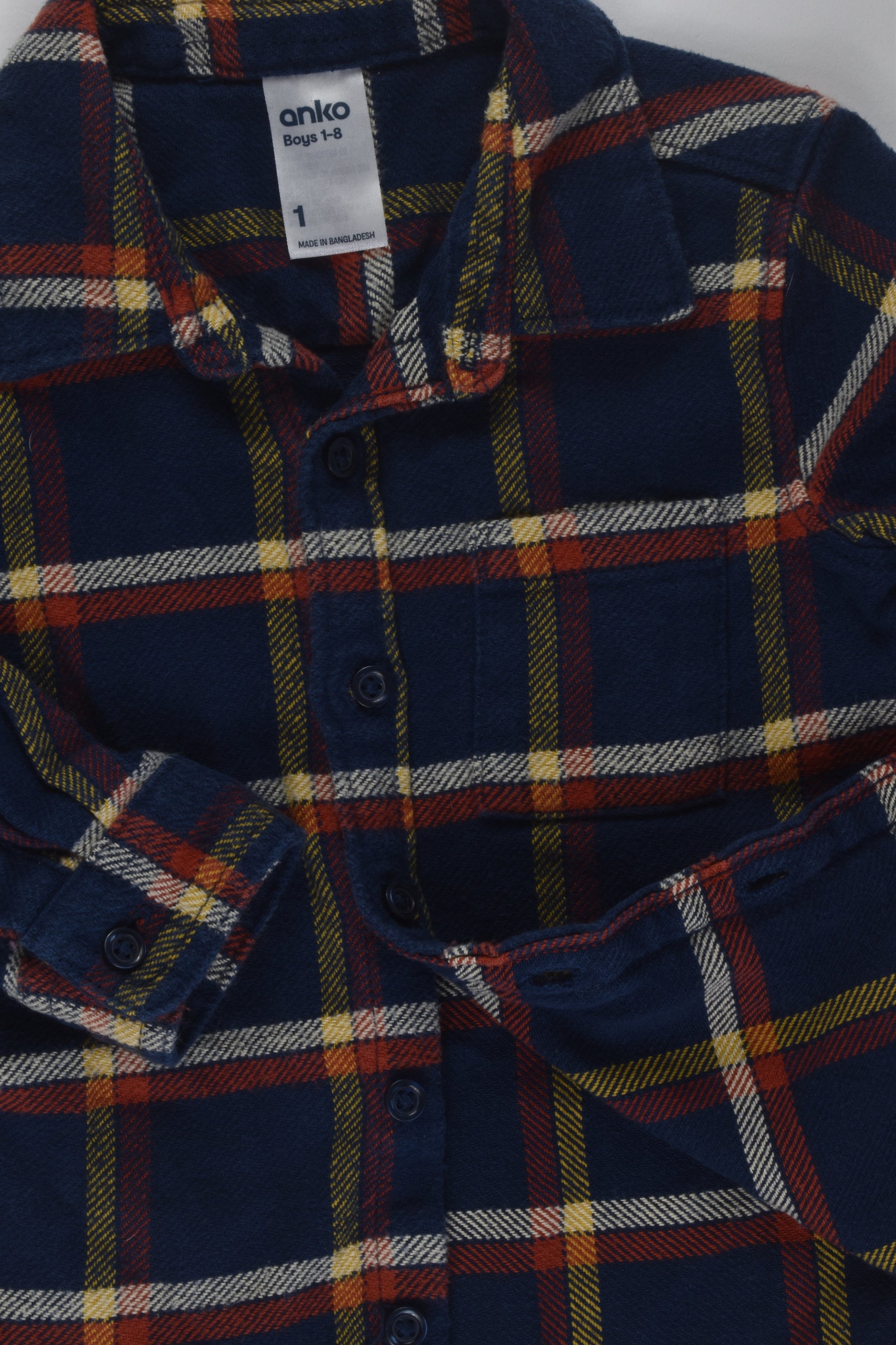 Anko Size 1 Flannel Shirt