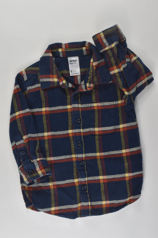 Anko Size 1 Flannel Shirt
