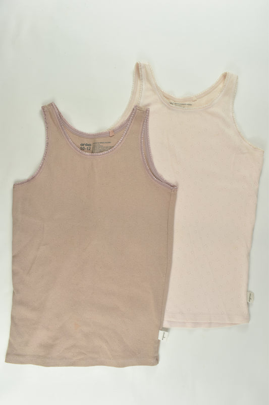 Anko Size 10-12 Singlet x2