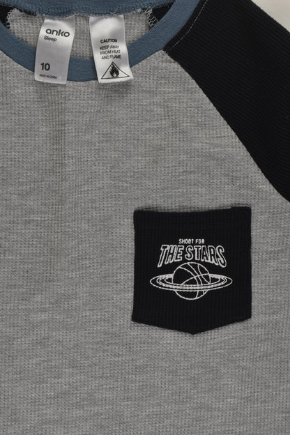 Anko Size 10 'Shoot for the Stars' Waffle Top