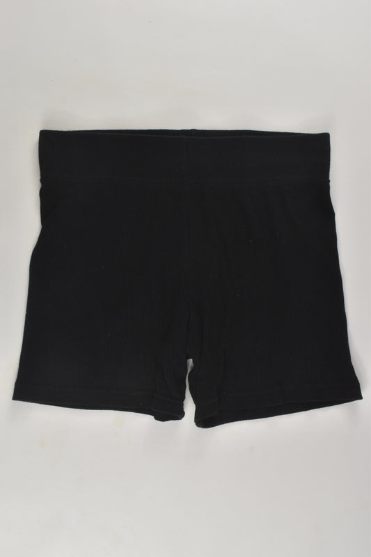 Anko Size 12 Ribbed Black Shorts