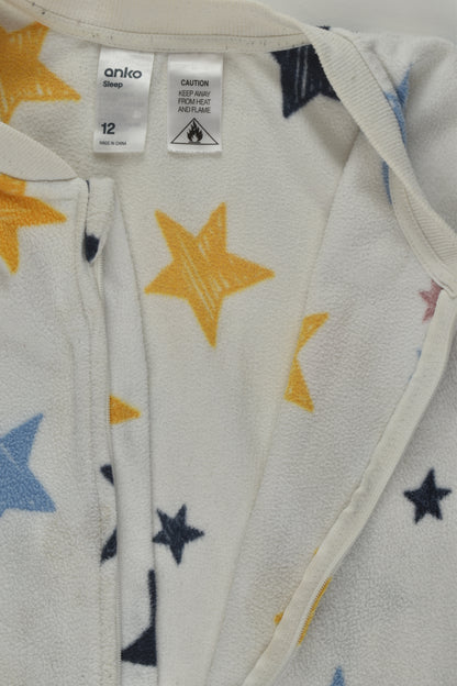 Anko Size 12 Star Fleece Suit