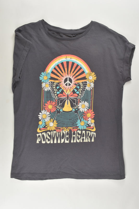 Anko Size 14 'Positive Heart' T-shirt