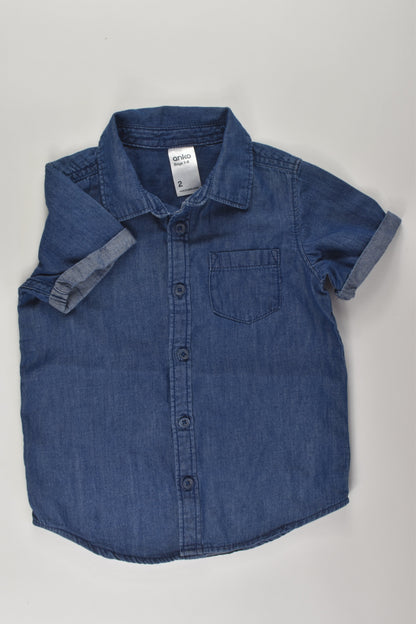 Anko Size 2 Lightweight Denim Shirt