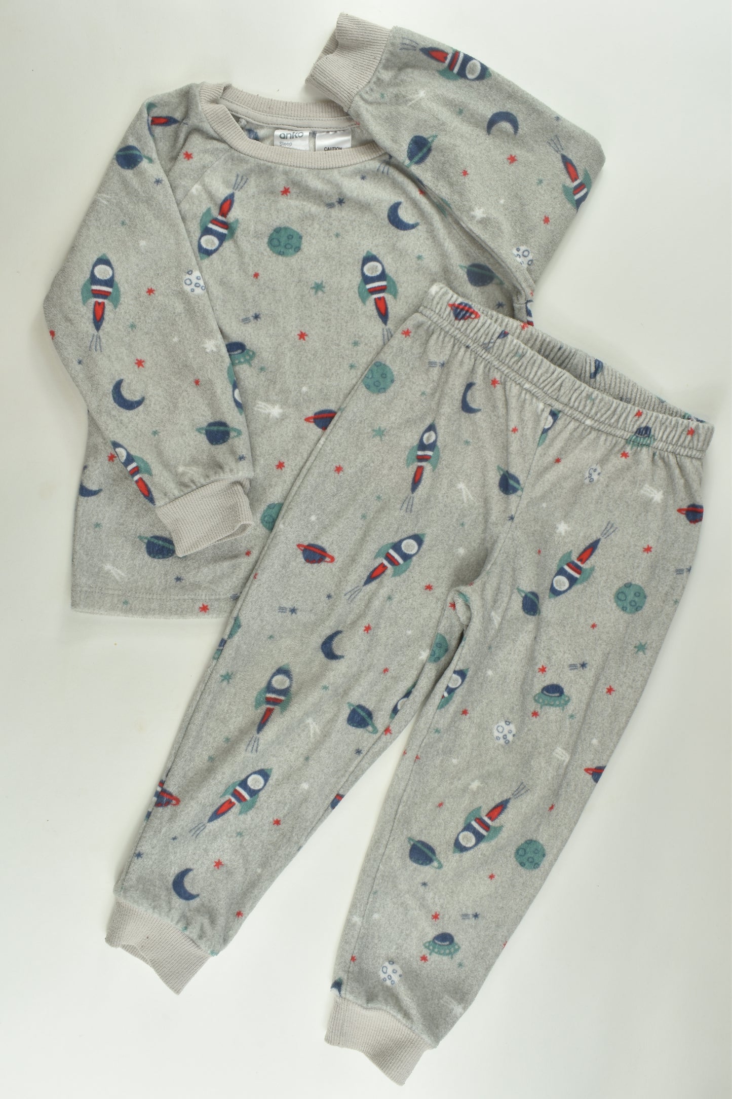 Anko Size 3 Fleece Pyjamas