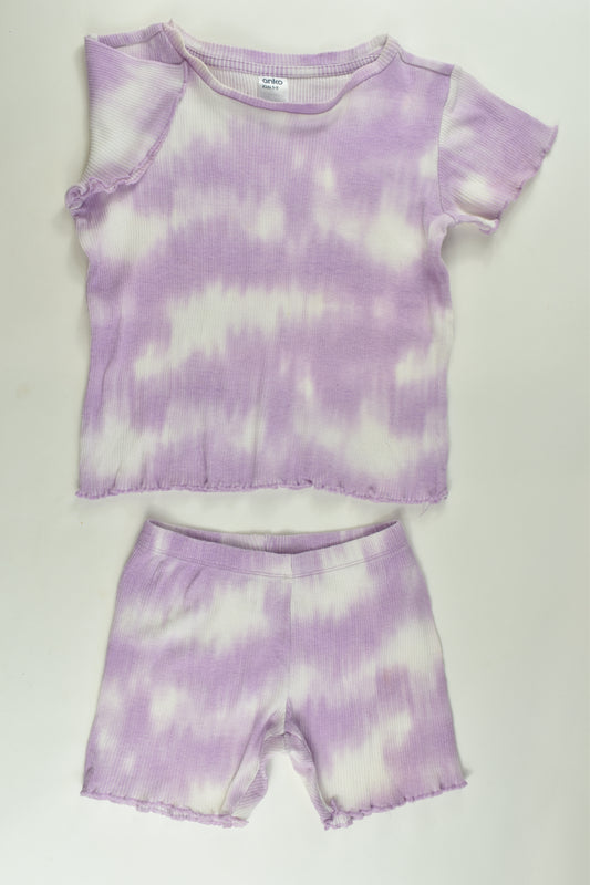 Anko Size 4-5 Tie-Dye Outfit