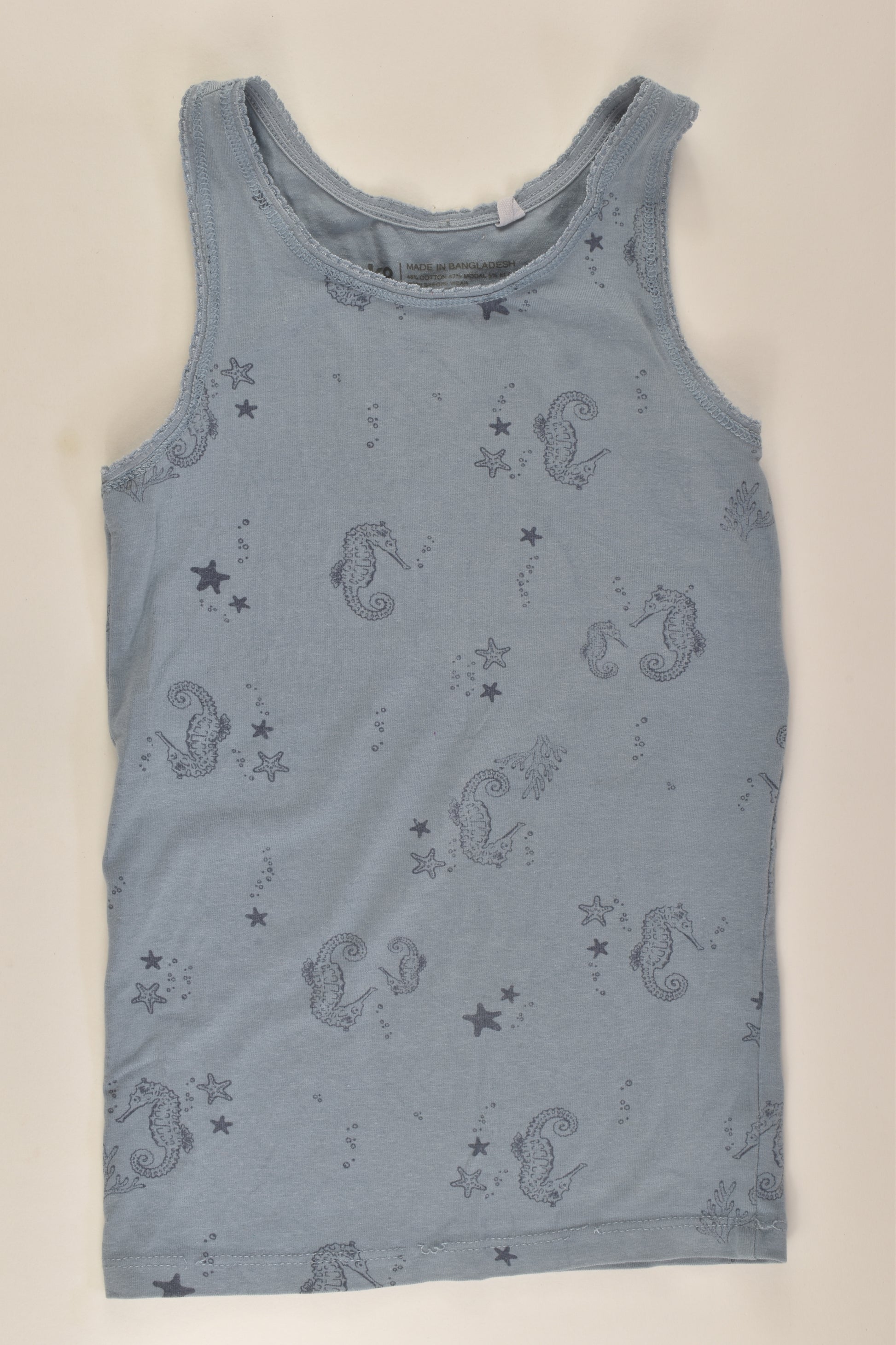Anko Size 4-6 Seahorse Singlet