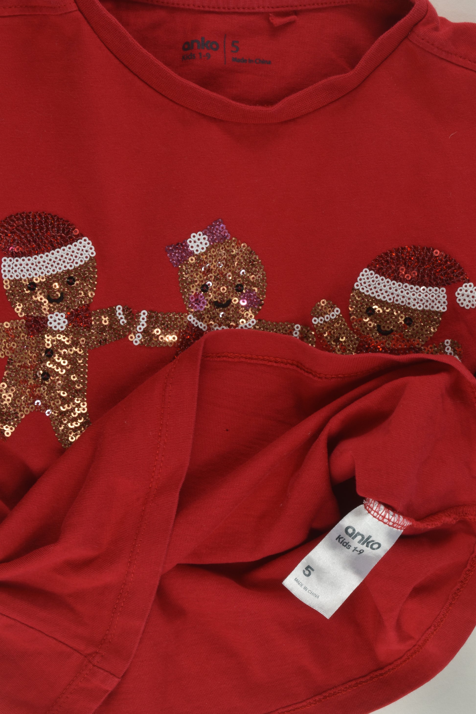 Anko Size 5 Christmas T-shirt