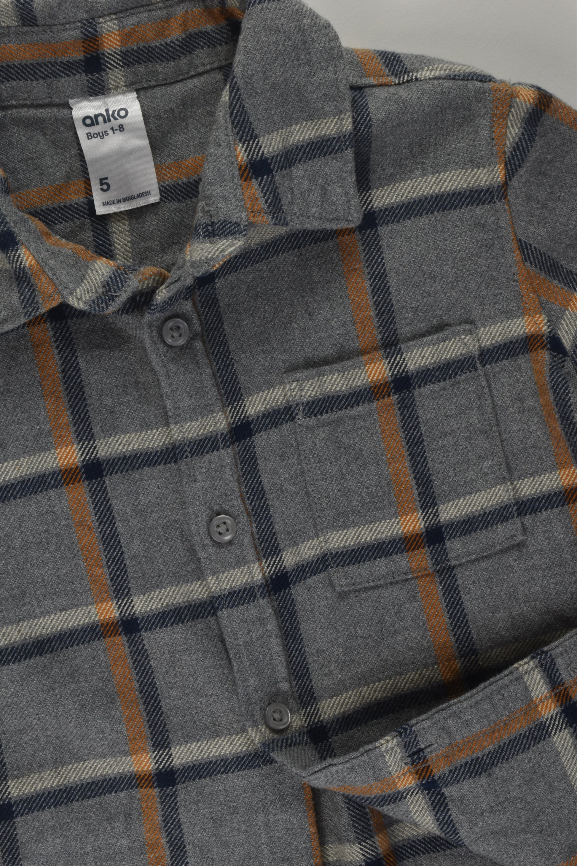 Anko Size 5 Flannel Shirt