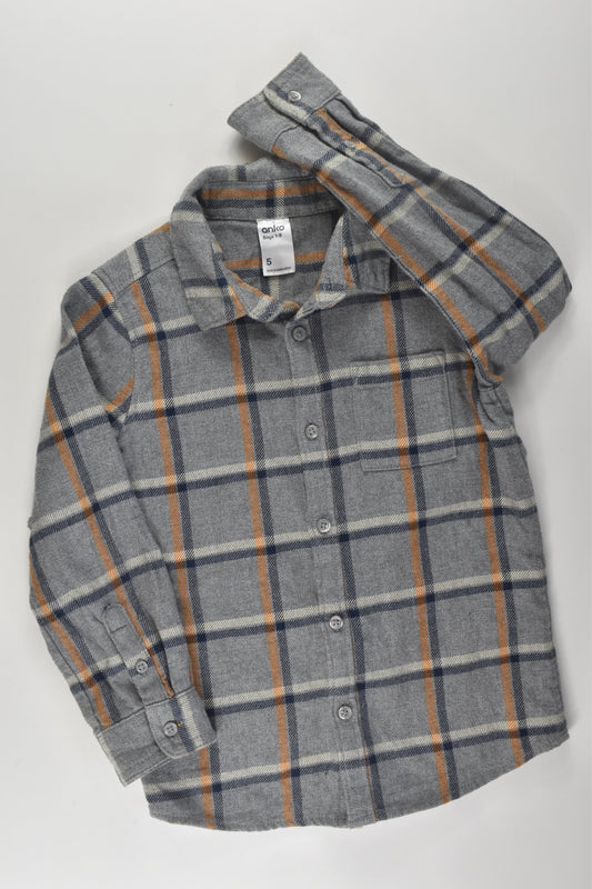 Anko Size 5 Flannel Shirt