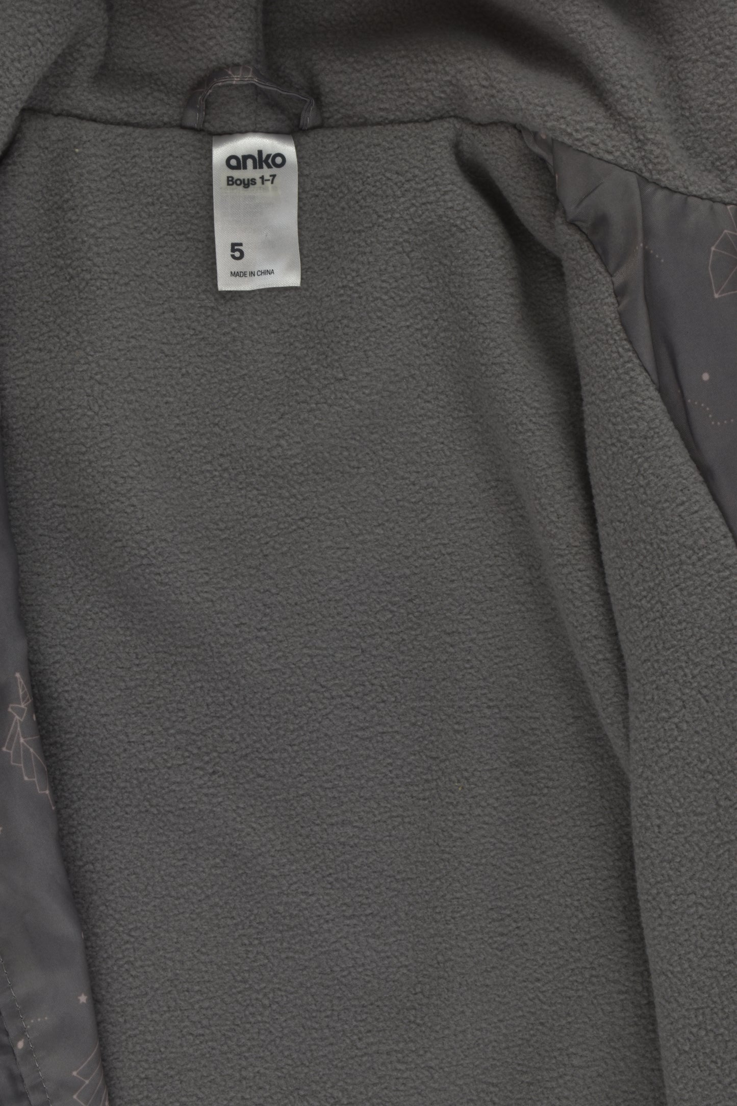 Anko Size 5 Fleece Lined Jacket