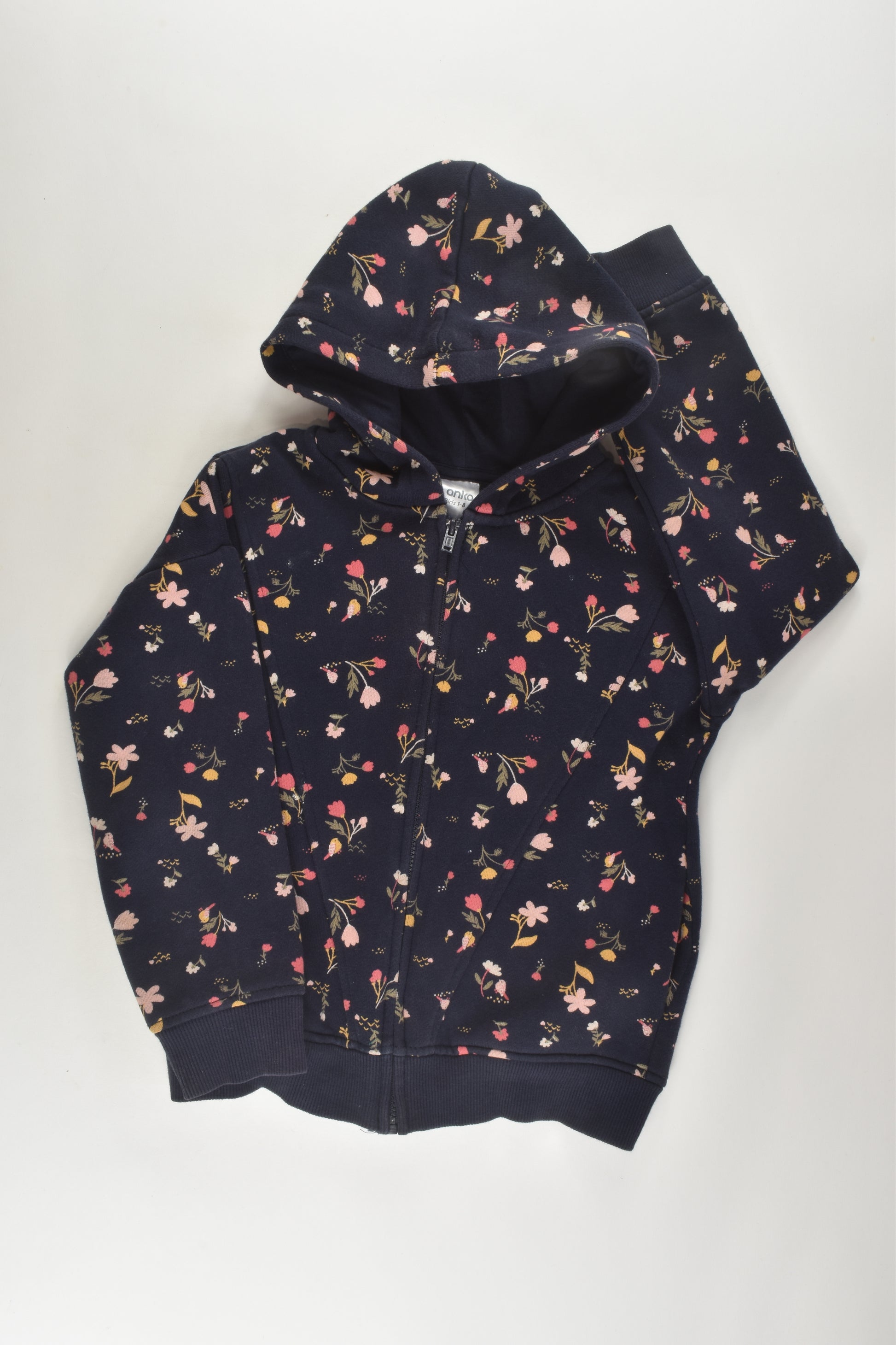 Anko Size 5 Floral Zip Jumper