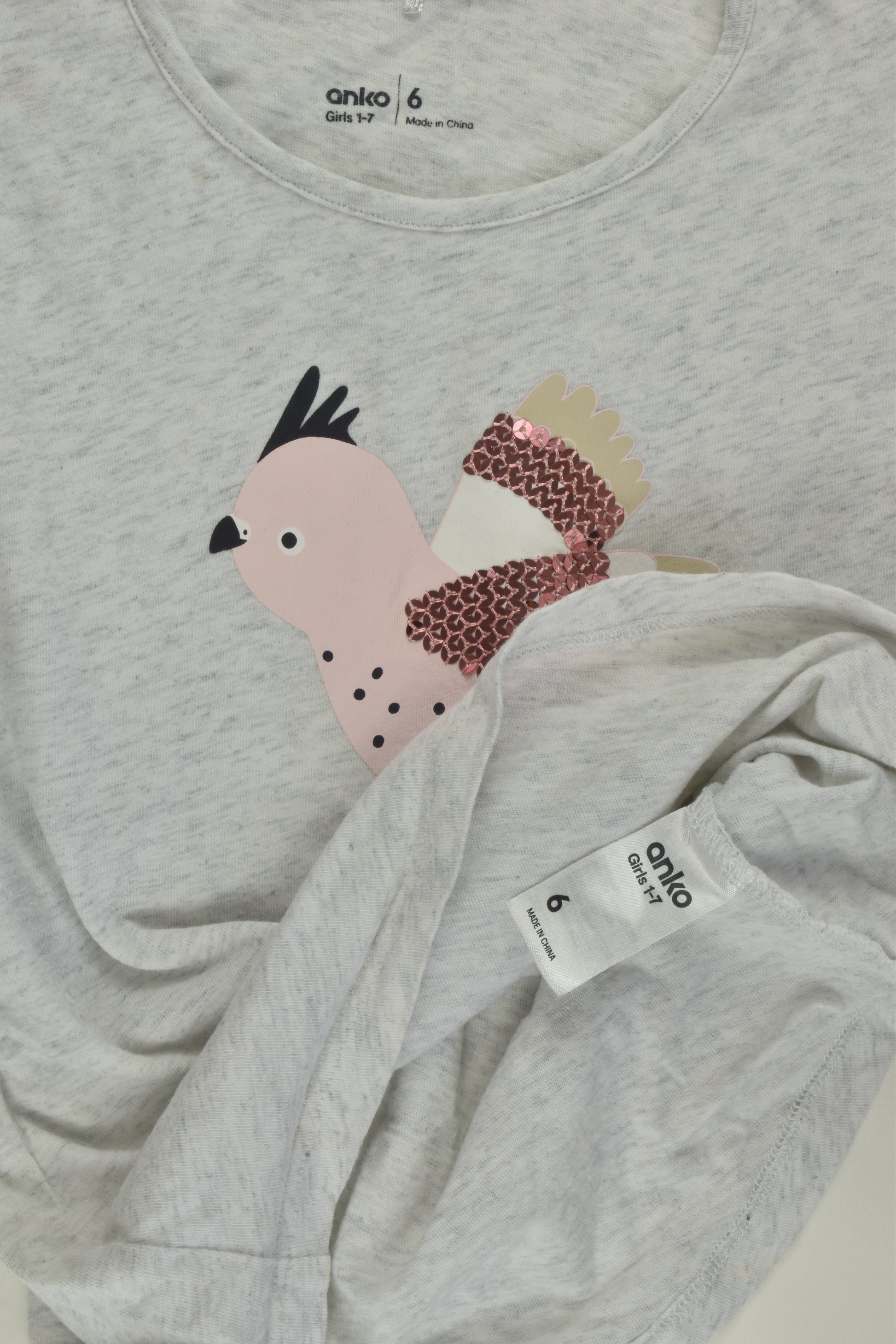 Anko Size 6 Bird T-shirt