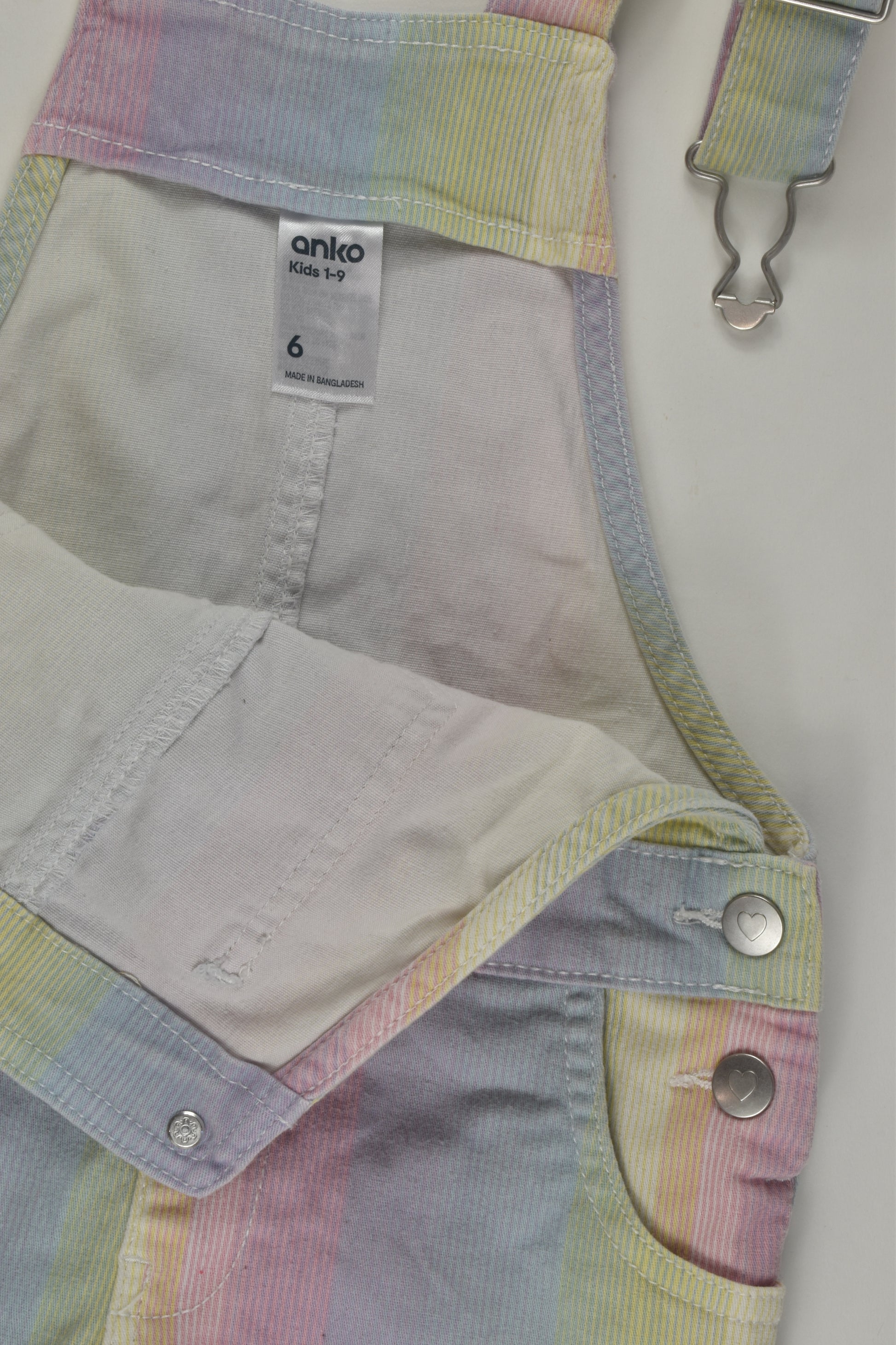 Anko Size 6 Short Overalls