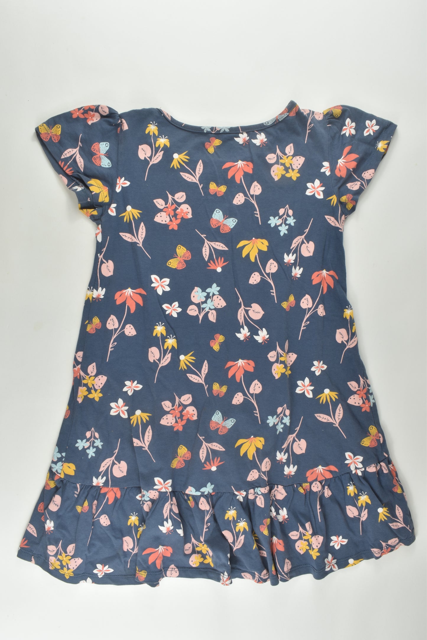 Anko Size 7 Flowers and Butterflies Dress