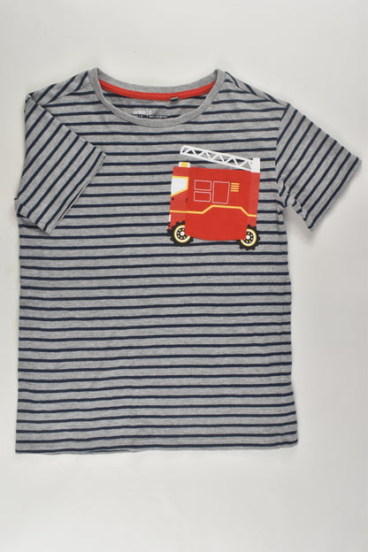 Anko Size 8 Fire Engine Pocket T-shirt