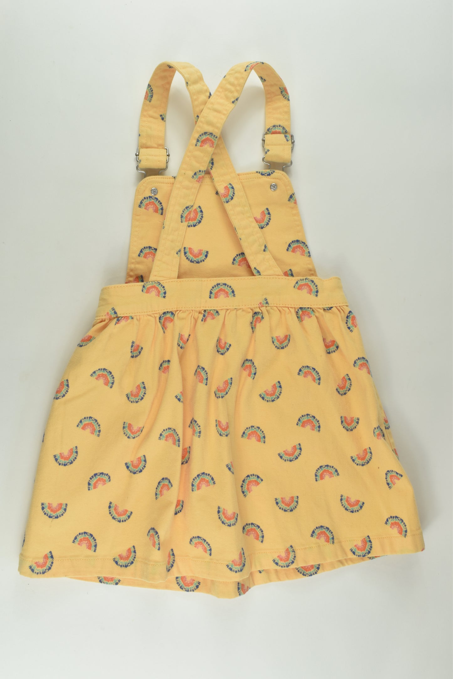 Anko Size 8 Rainbow Pinafore Dress