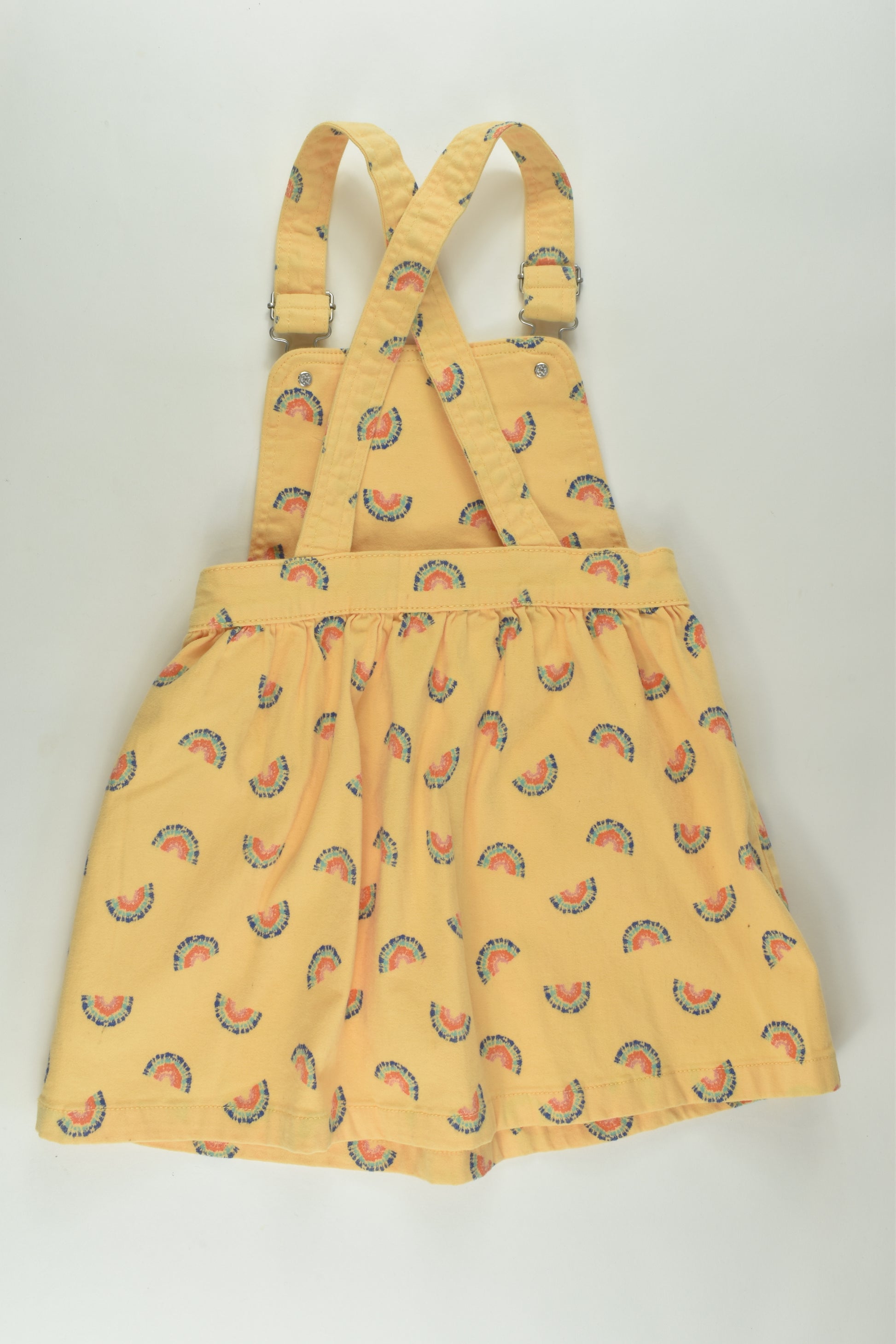 Anko Size 8 Rainbow Pinafore Dress