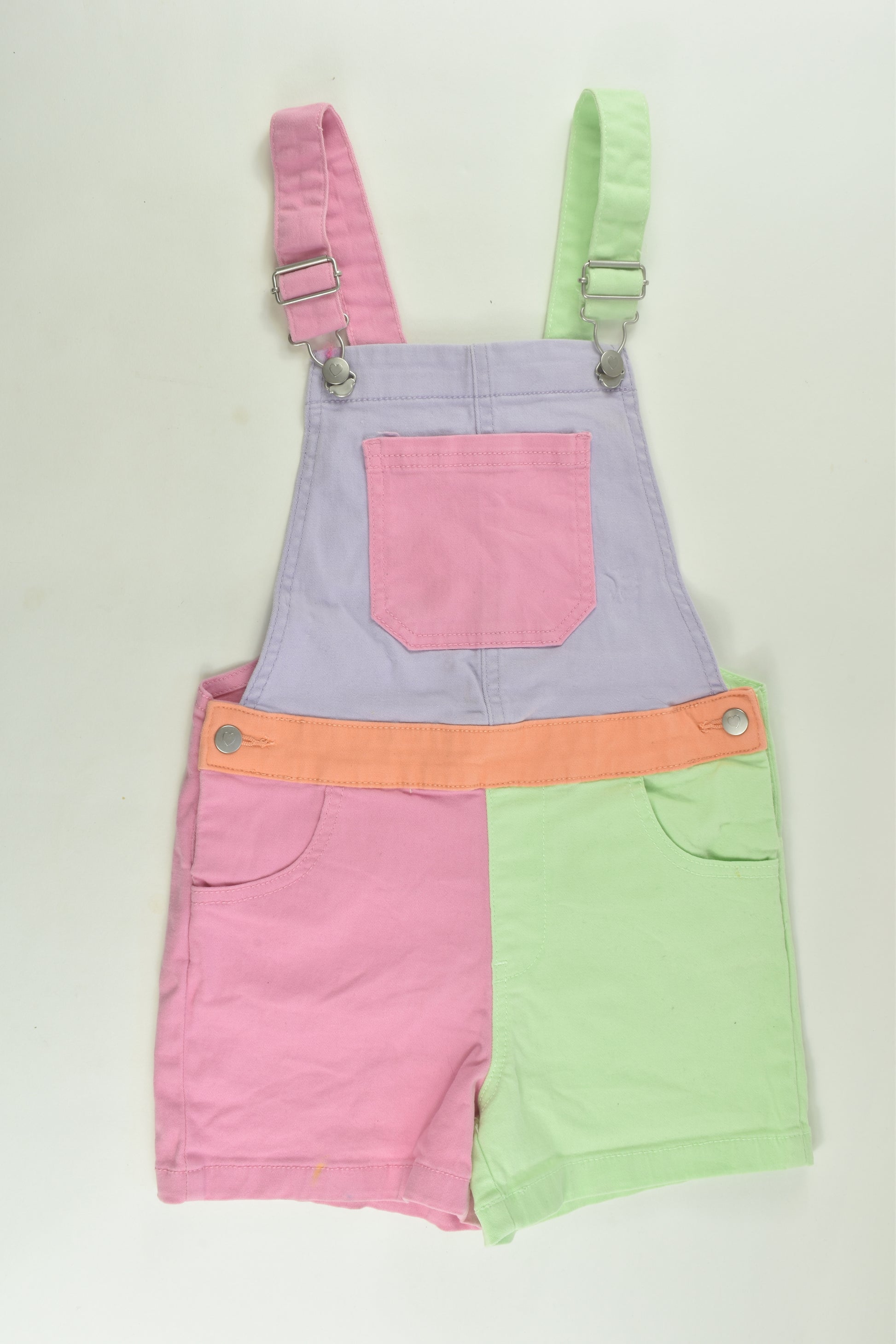 Anko Size 8 Short Colour Block Overalls