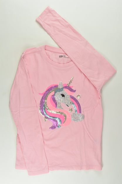 Anko Size 8 Unicorn Top
