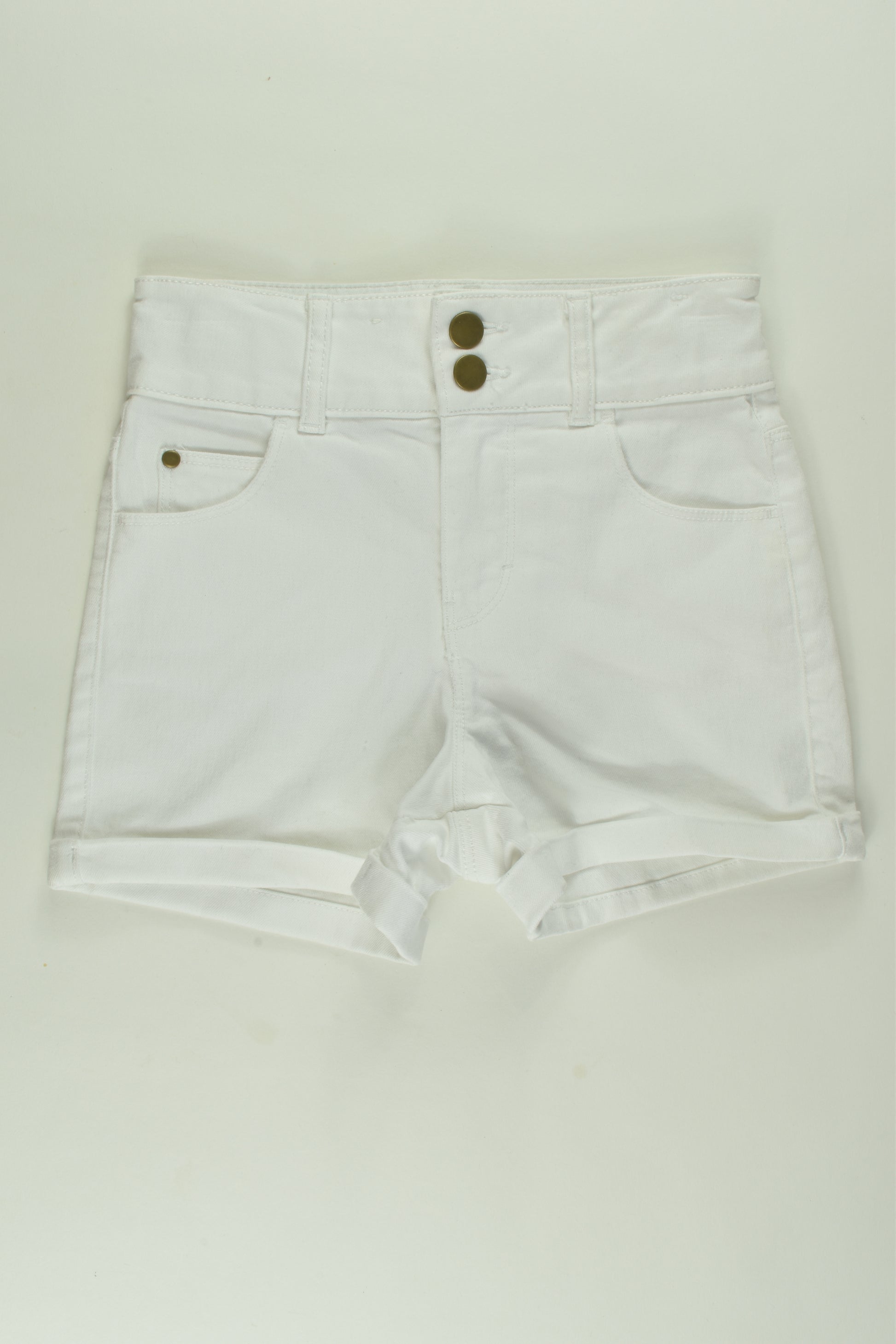 Anko Size 9 White Denim Shorts