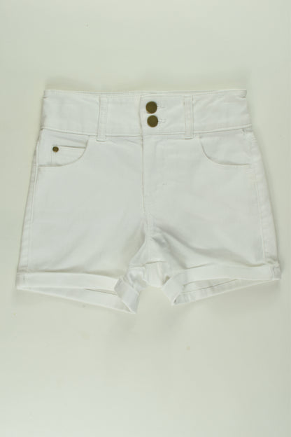Anko Size 9 White Denim Shorts