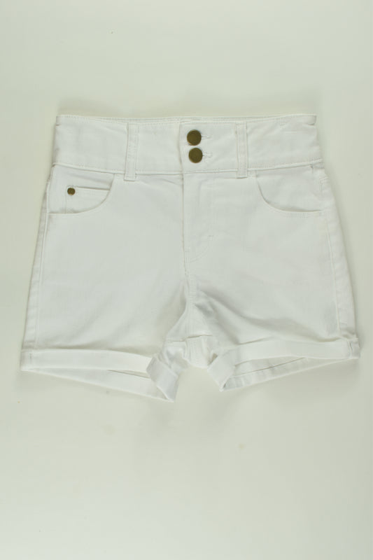 Anko Size 9 White Denim Shorts