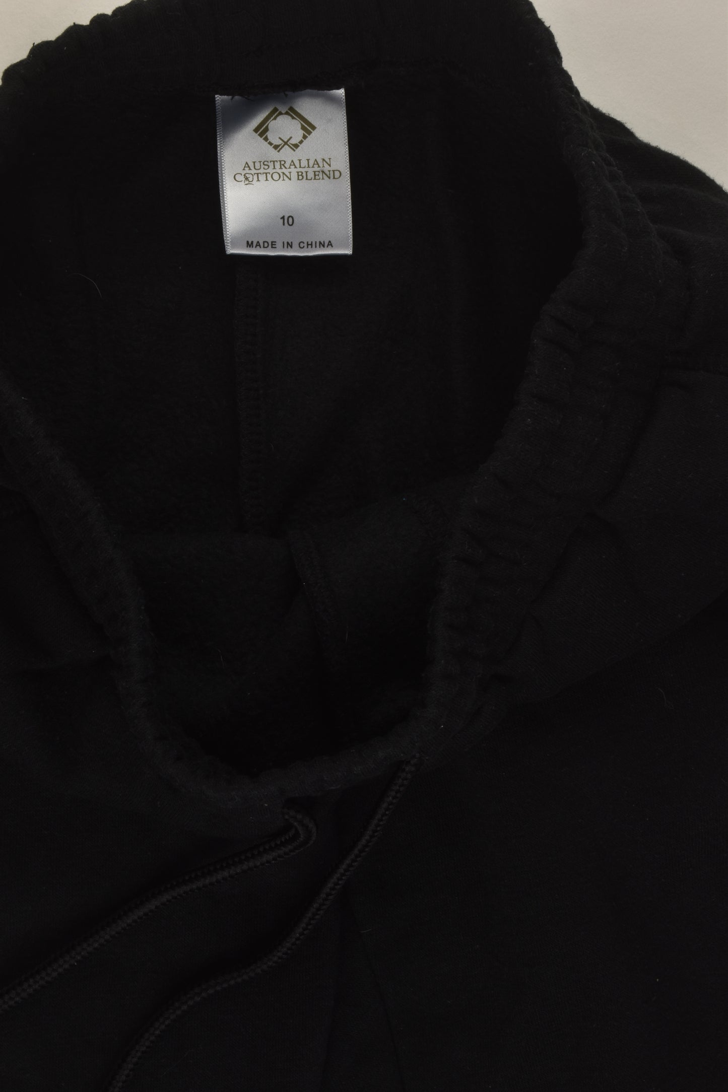 Australian Cotton Blend Size 10 Black Track Pants