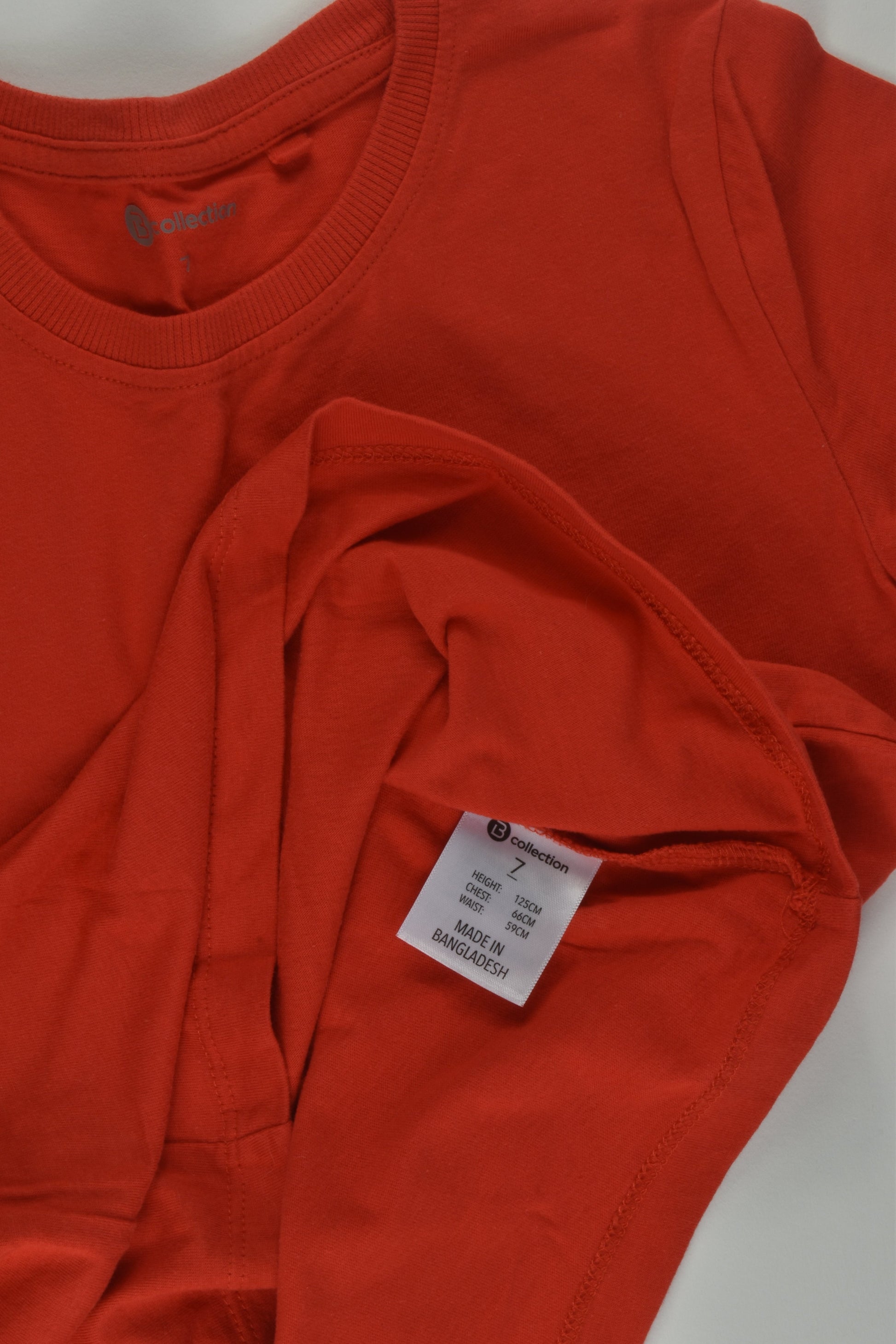 B Collection Size 7 Red T-shirt