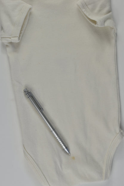 BQT Size 000-00 Organic Bear Bodysuit